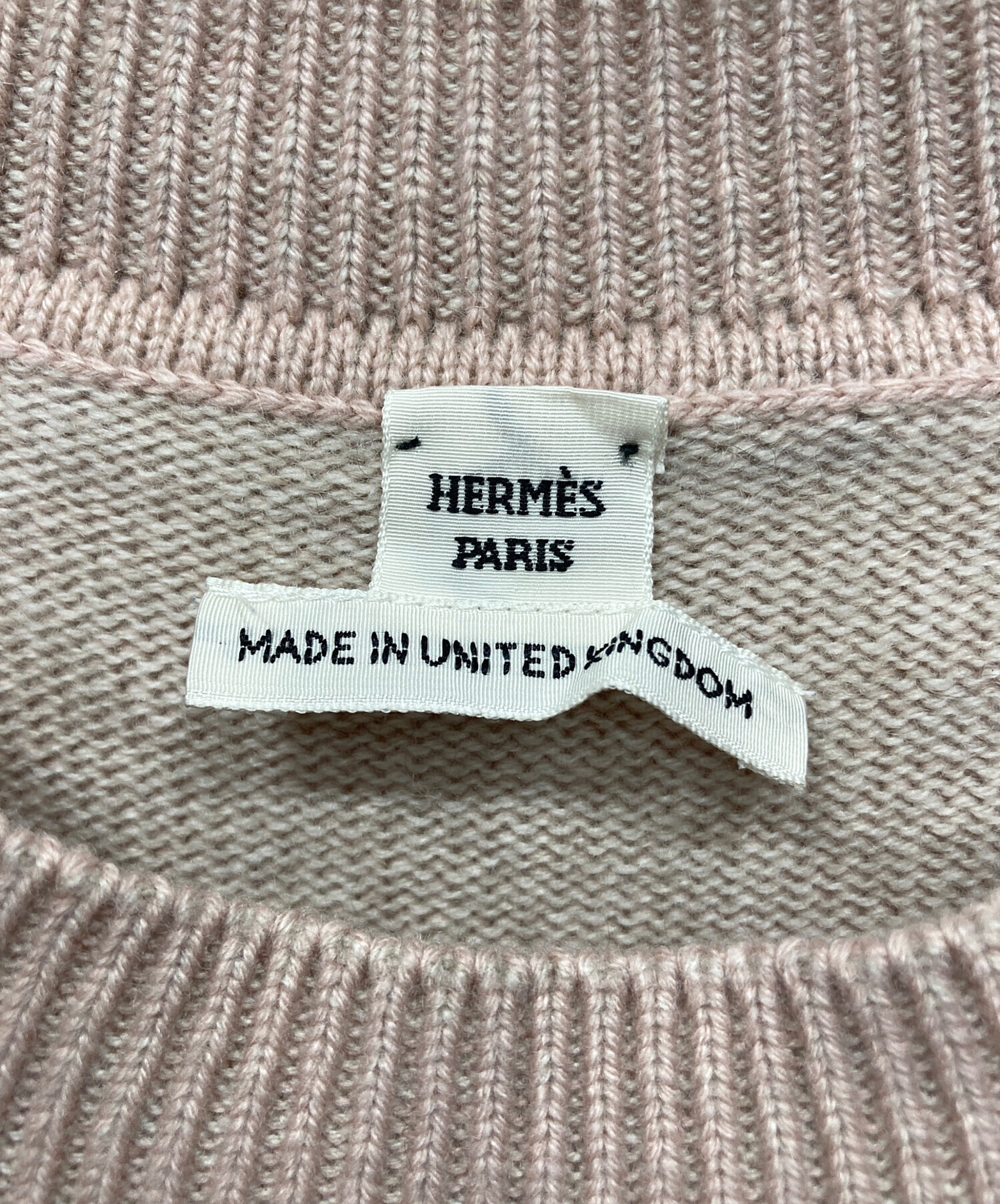 中古・古着通販】HERMES (エルメス) セリエ カシミヤ 長袖 ニット
