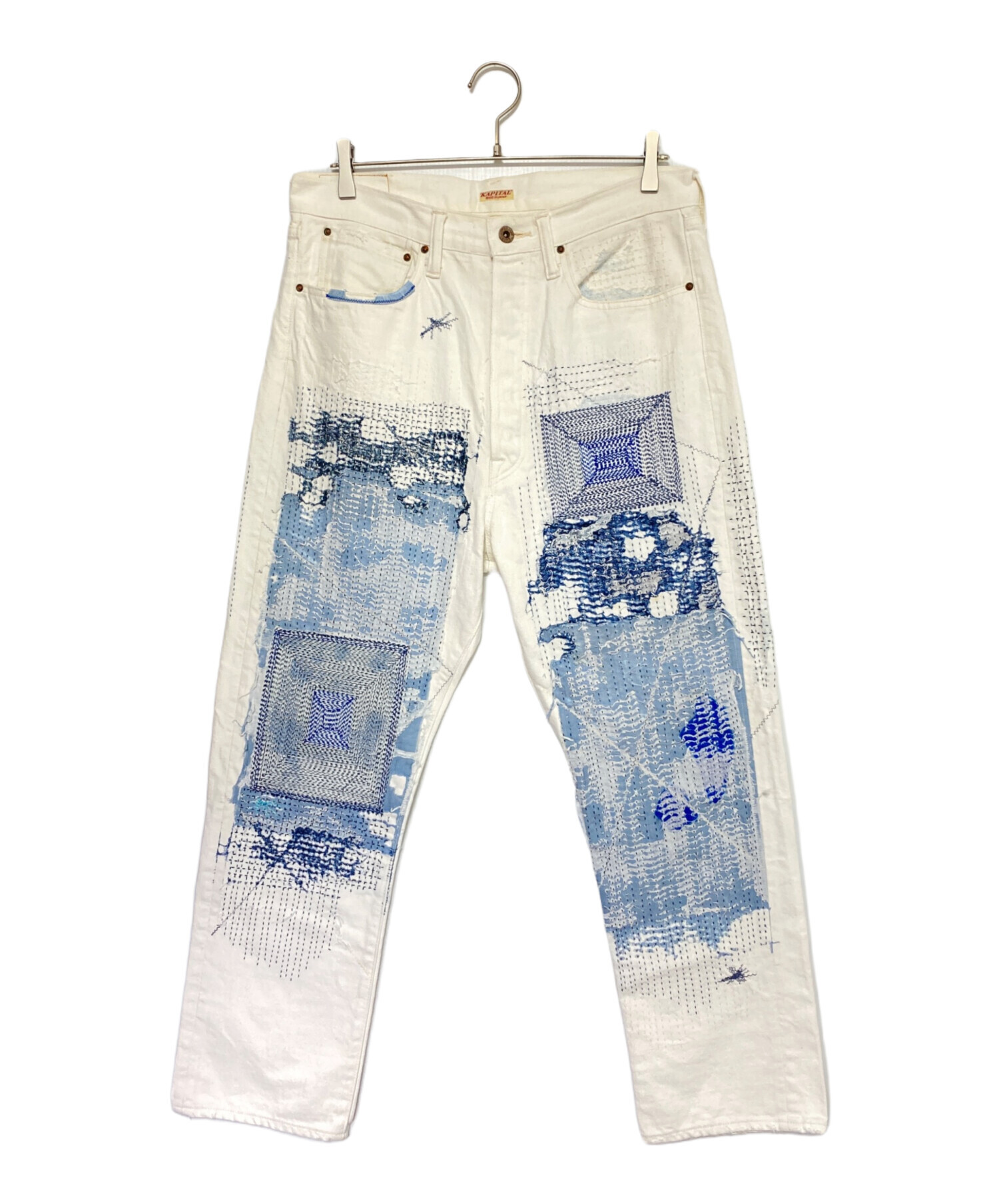 中古・古着通販】KAPITAL (キャピタル) ホワイトデニム5P OKAGILLY