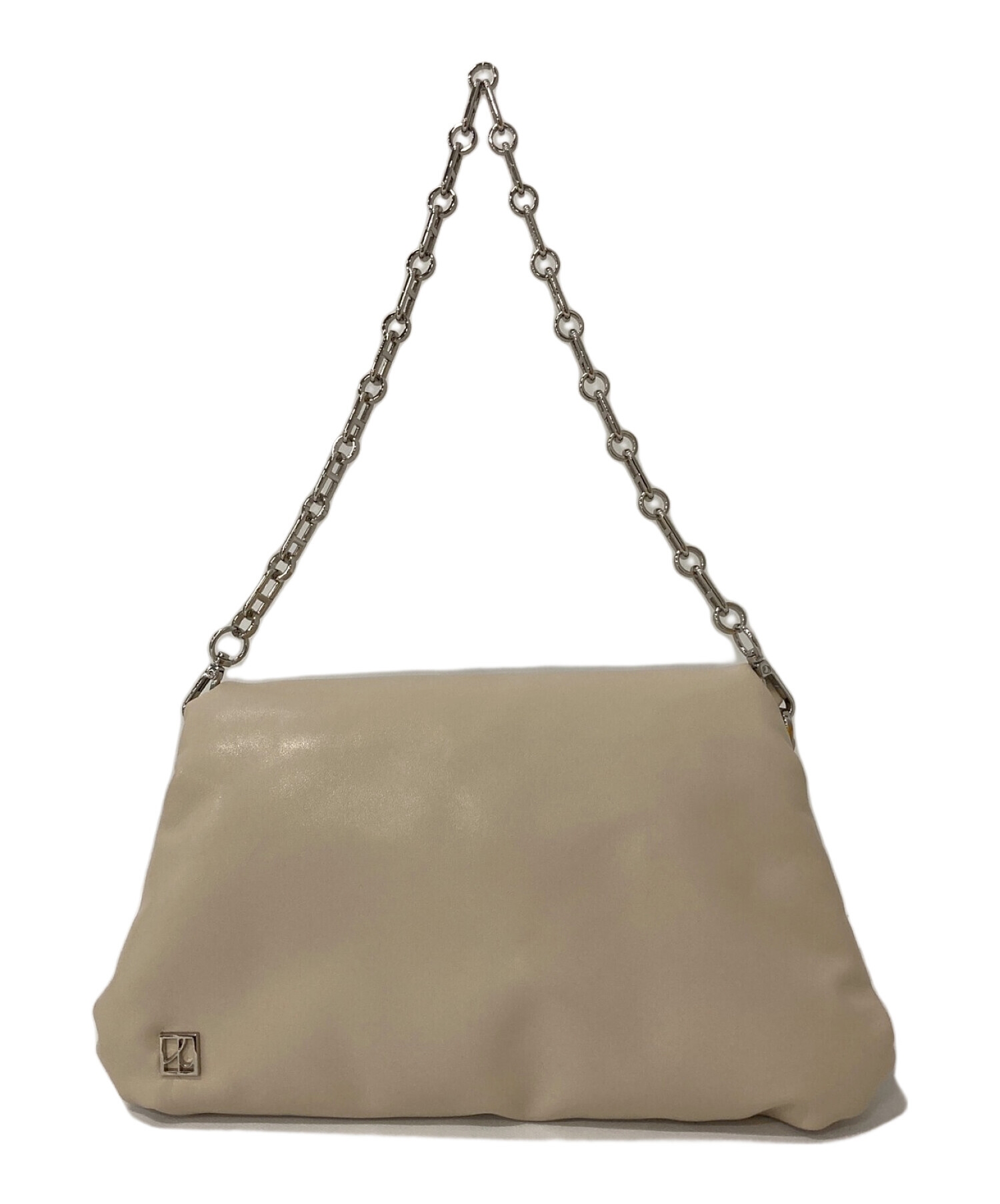 中古・古着通販】Le vernis (ル ベルニ) PUFFER SQUARE BAG アイボリー 
