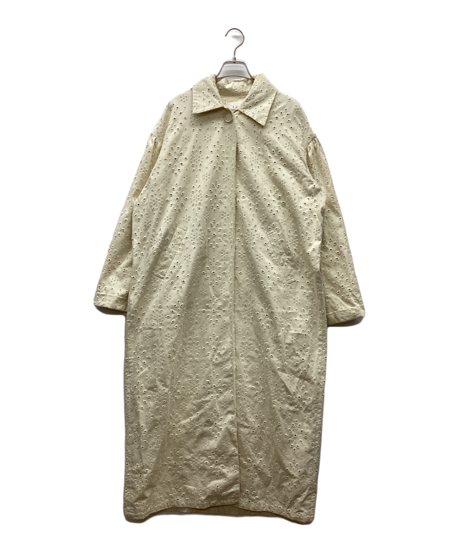 中古・古着通販】I AM (アイアム) cutwork lace coat アイボリー 