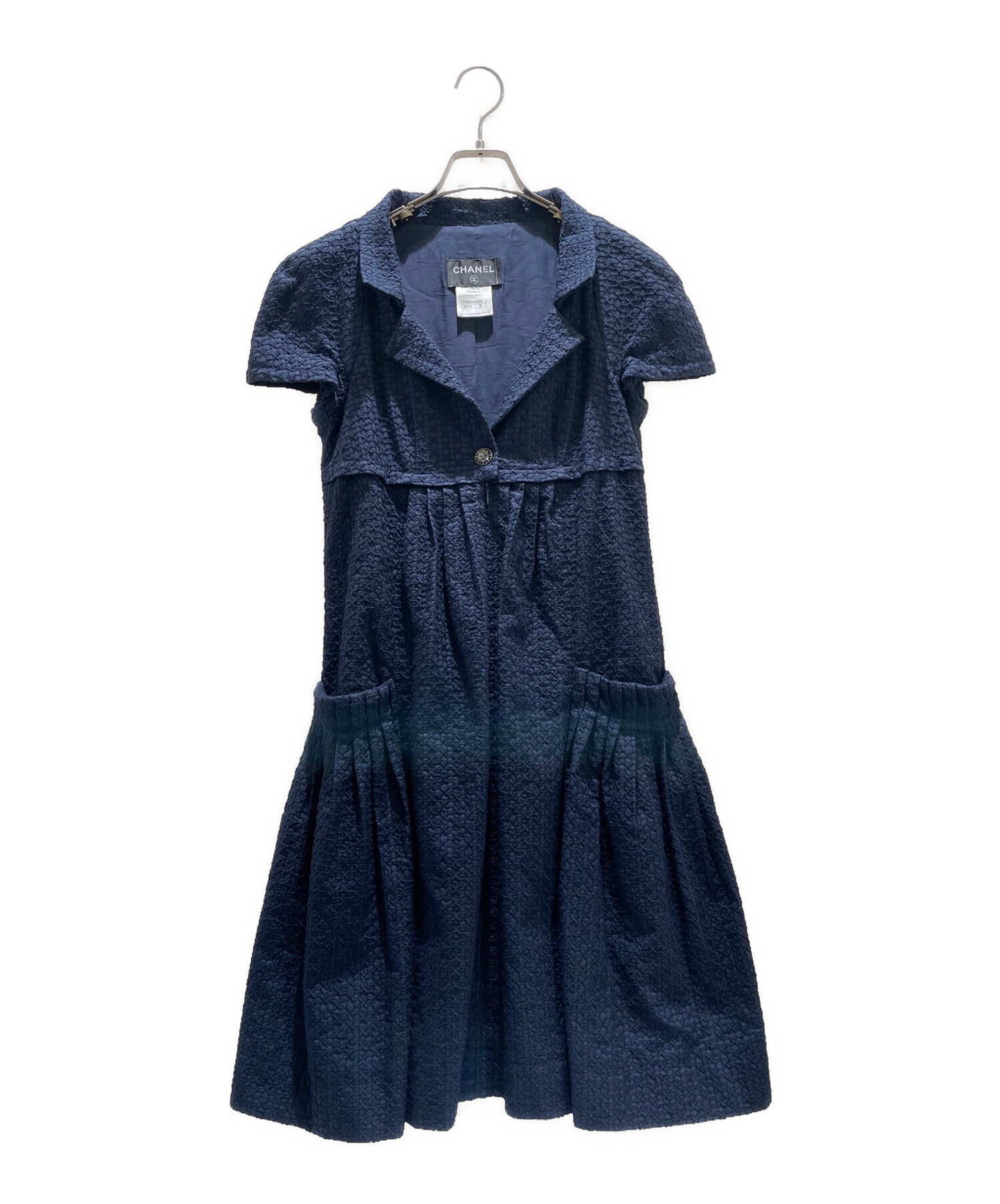 中古・古着通販】CHANEL (シャネル) フレンチスリーブワンピース