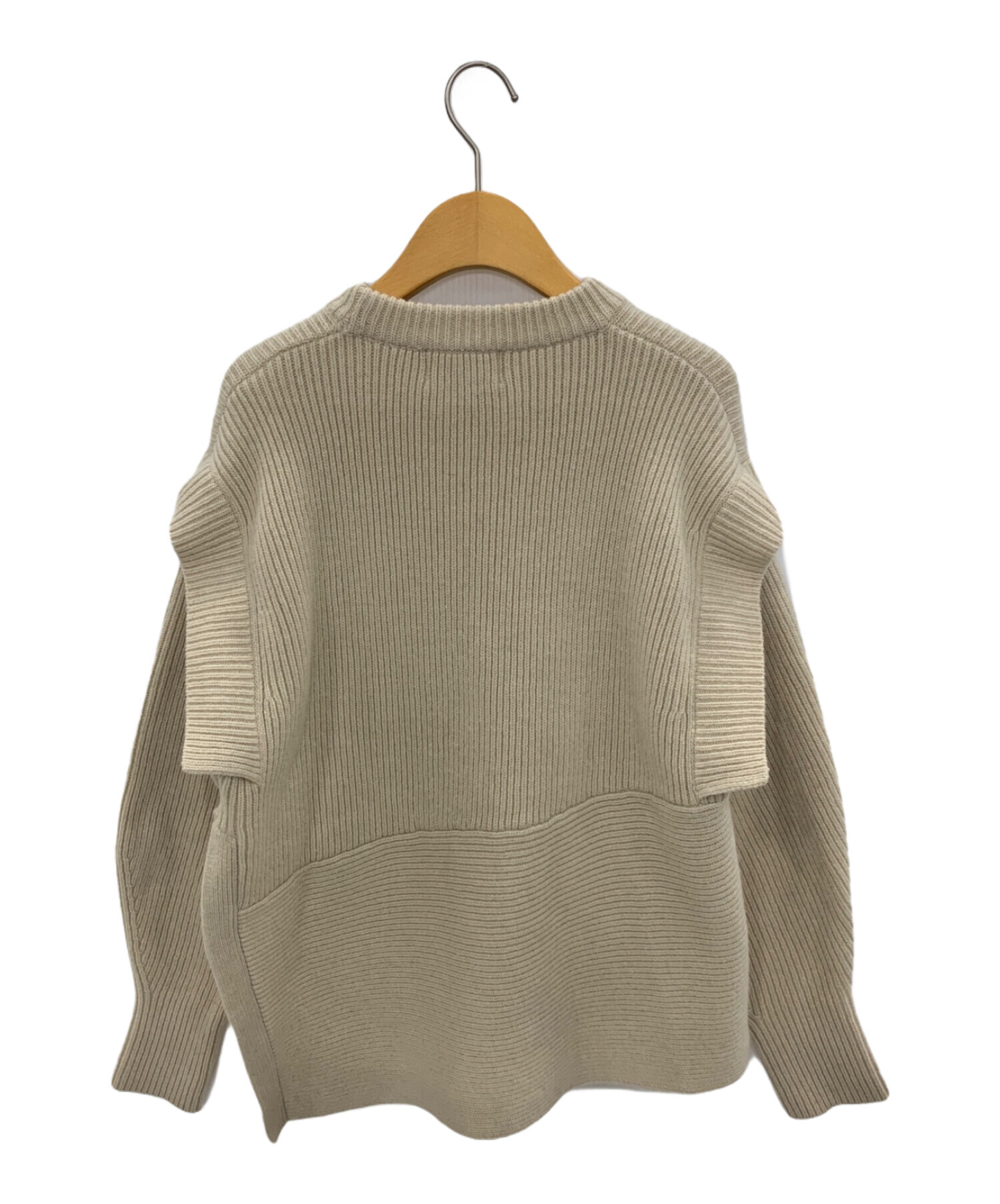 中古・古着通販】CLANE (クラネ) 2WAYスラントニットトップス