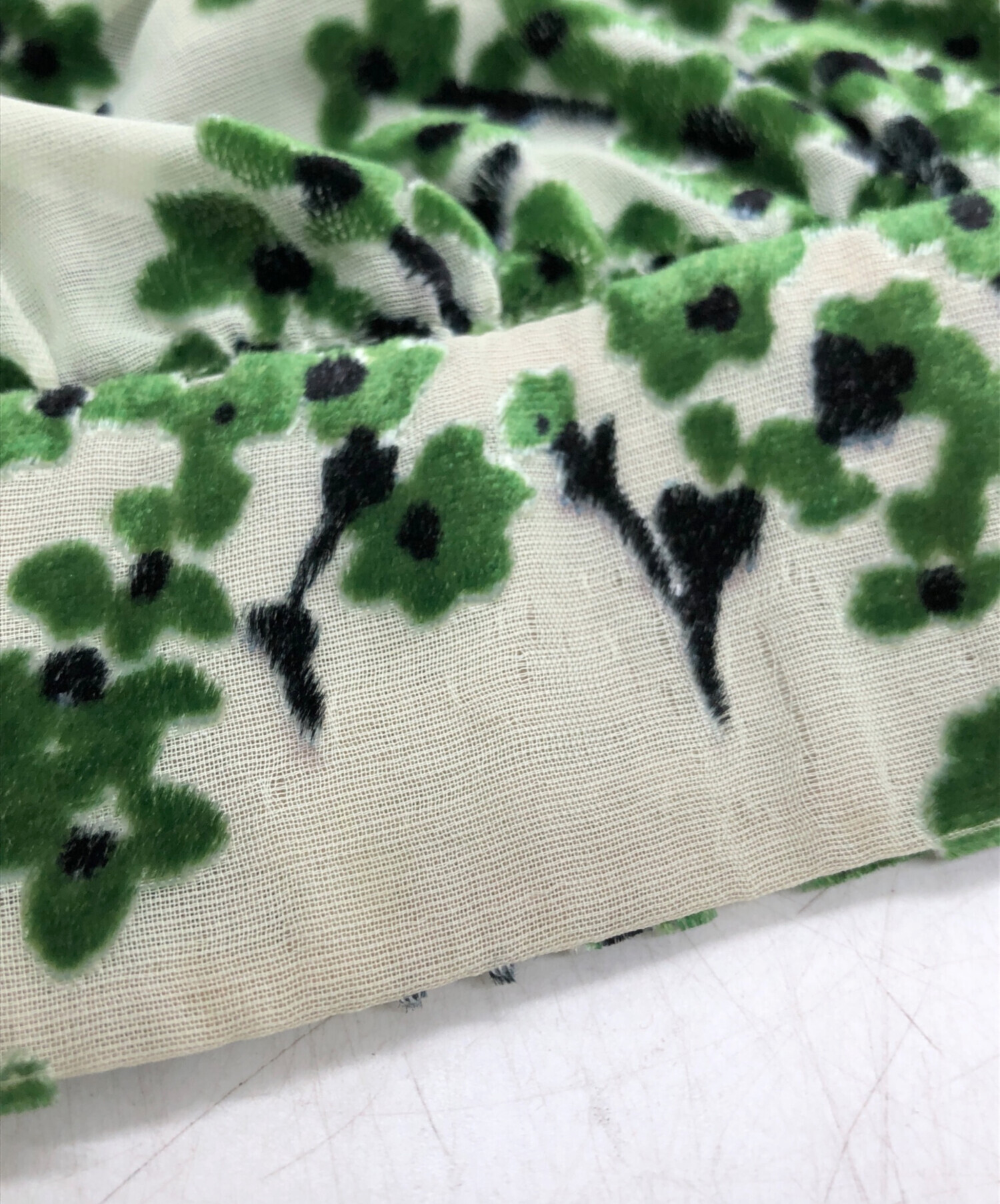 中古・古着通販】CLANE (クラネ) FLORET OPAL TOPS グリーン サイズ:1 