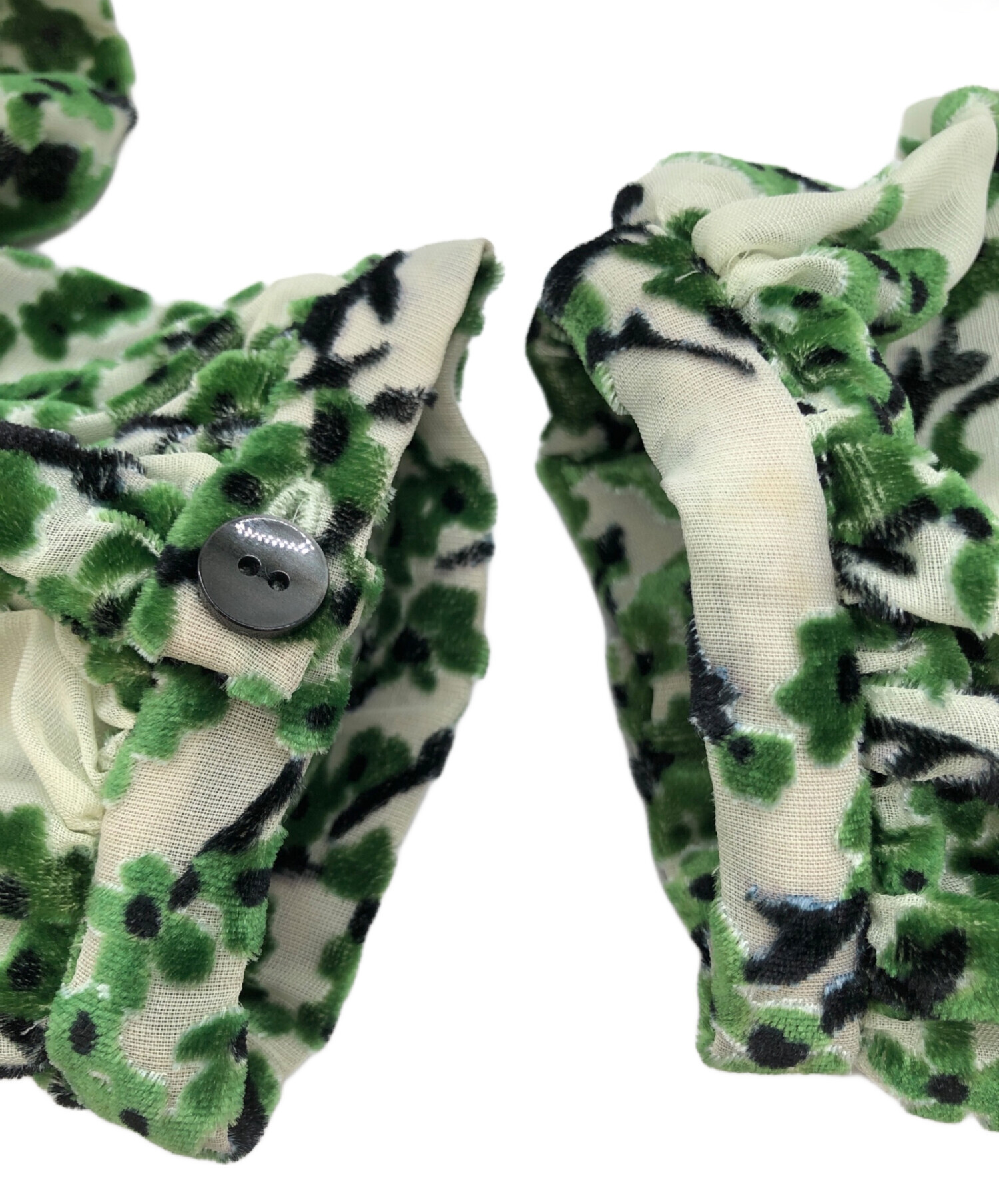 中古・古着通販】CLANE (クラネ) FLORET OPAL TOPS グリーン サイズ:1 