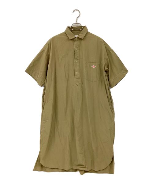 中古・古着通販】DANTON (ダントン) シャツワンピース カーキ サイズ