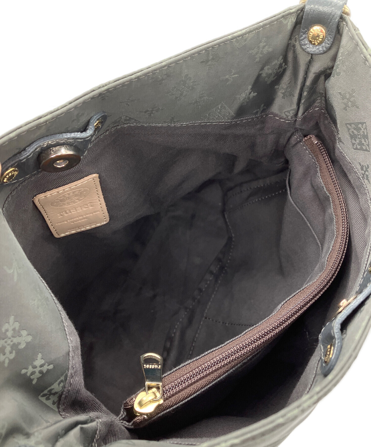 中古・古着通販】russet (ラシット) ラージショルダーバッグ グレー