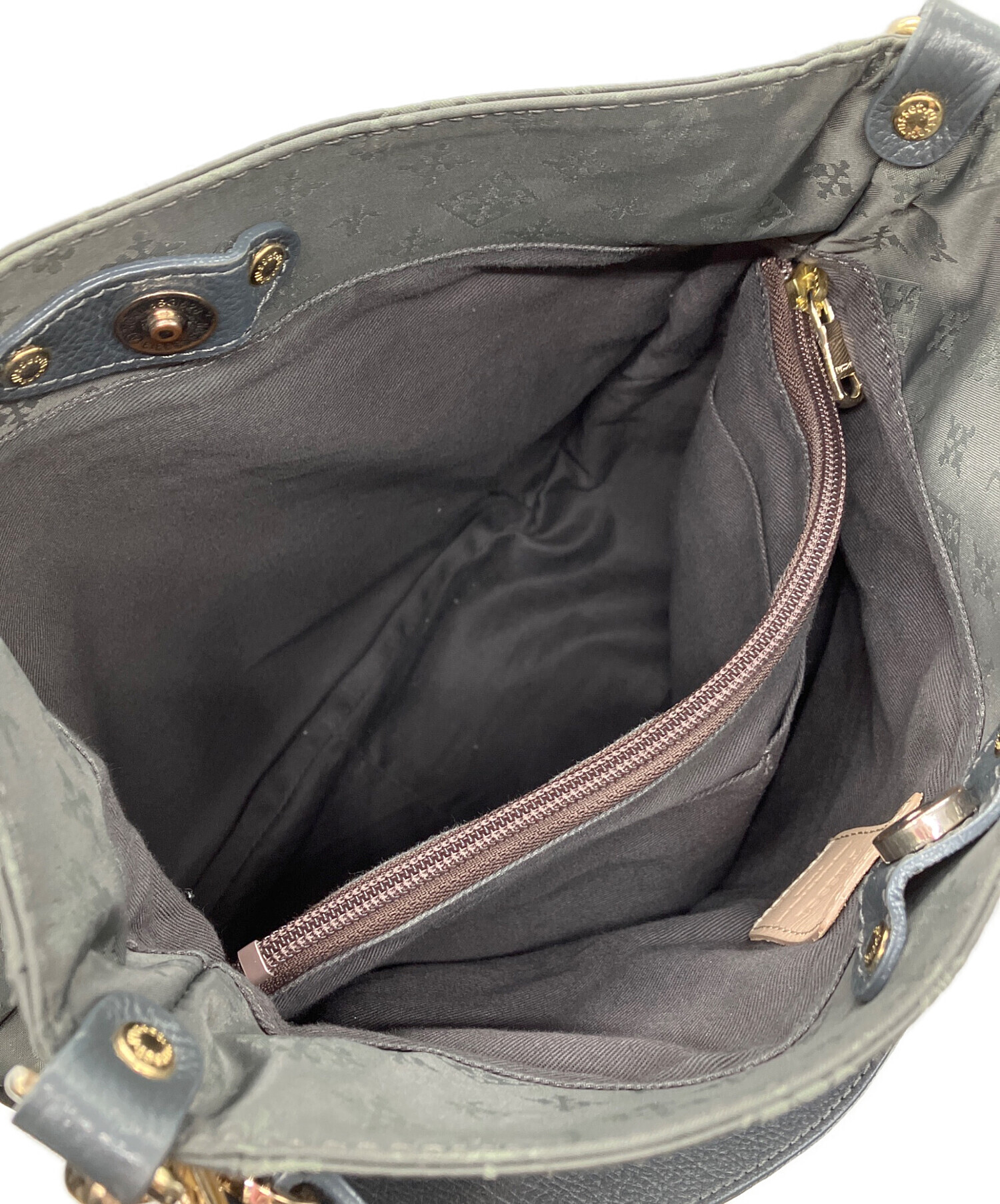 中古・古着通販】russet (ラシット) ラージショルダーバッグ グレー
