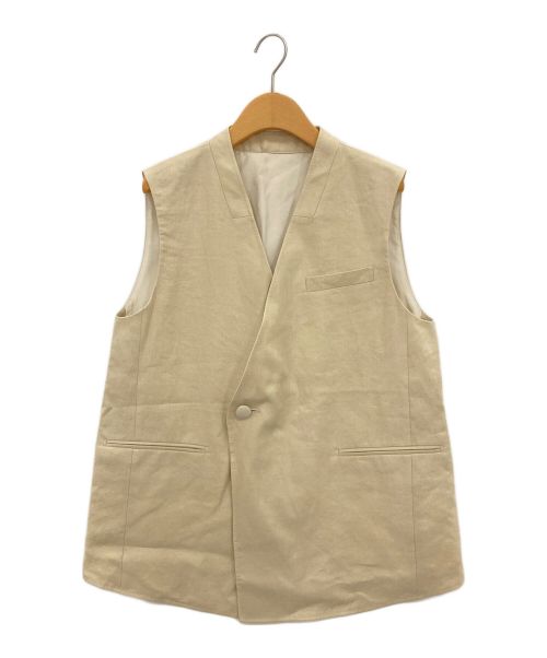 完売品❣️ DEPAREILLE デパリエ リネンジレ ベスト アイボリー 3090051698667915_01_2901.jpeg