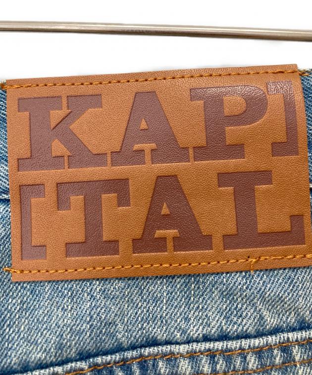 中古・古着通販】KAPITAL (キャピタル) フレアデニムパンツ ブルー