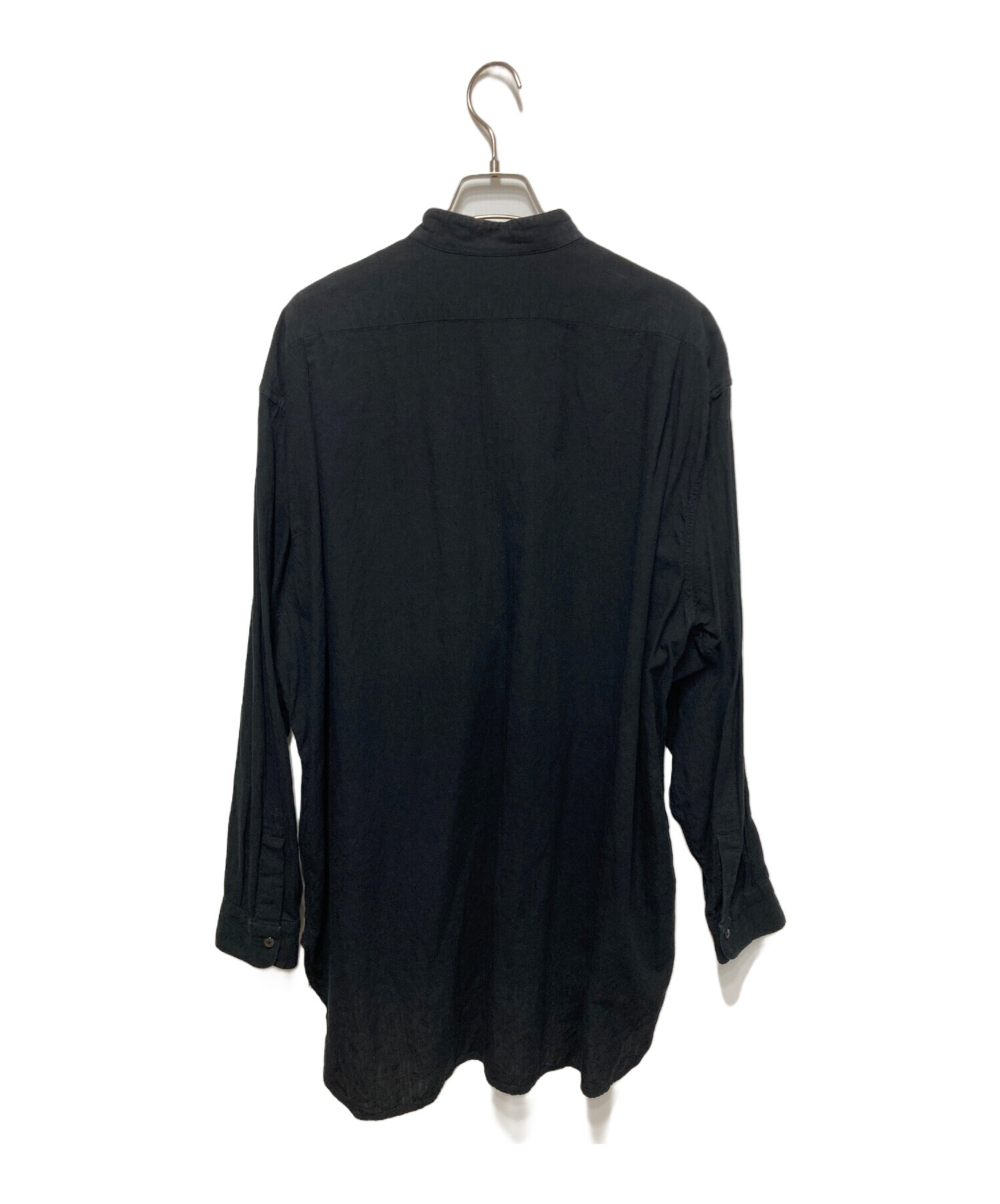 comoli ベタシャンプルオーバーシャツ BLACK 【公式通販】