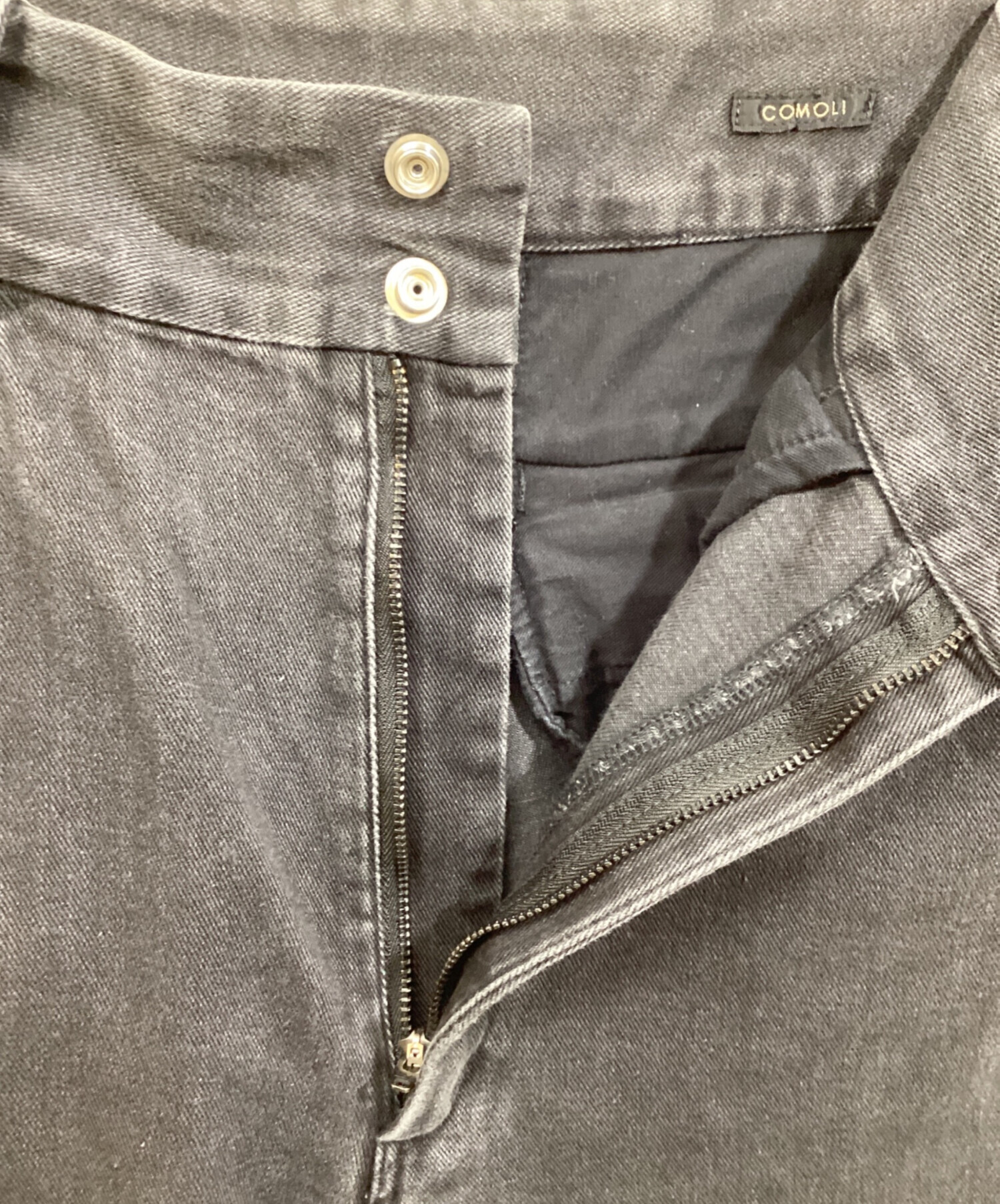 中古・古着通販】COMOLI (コモリ) コットンツイル ライダーパンツ