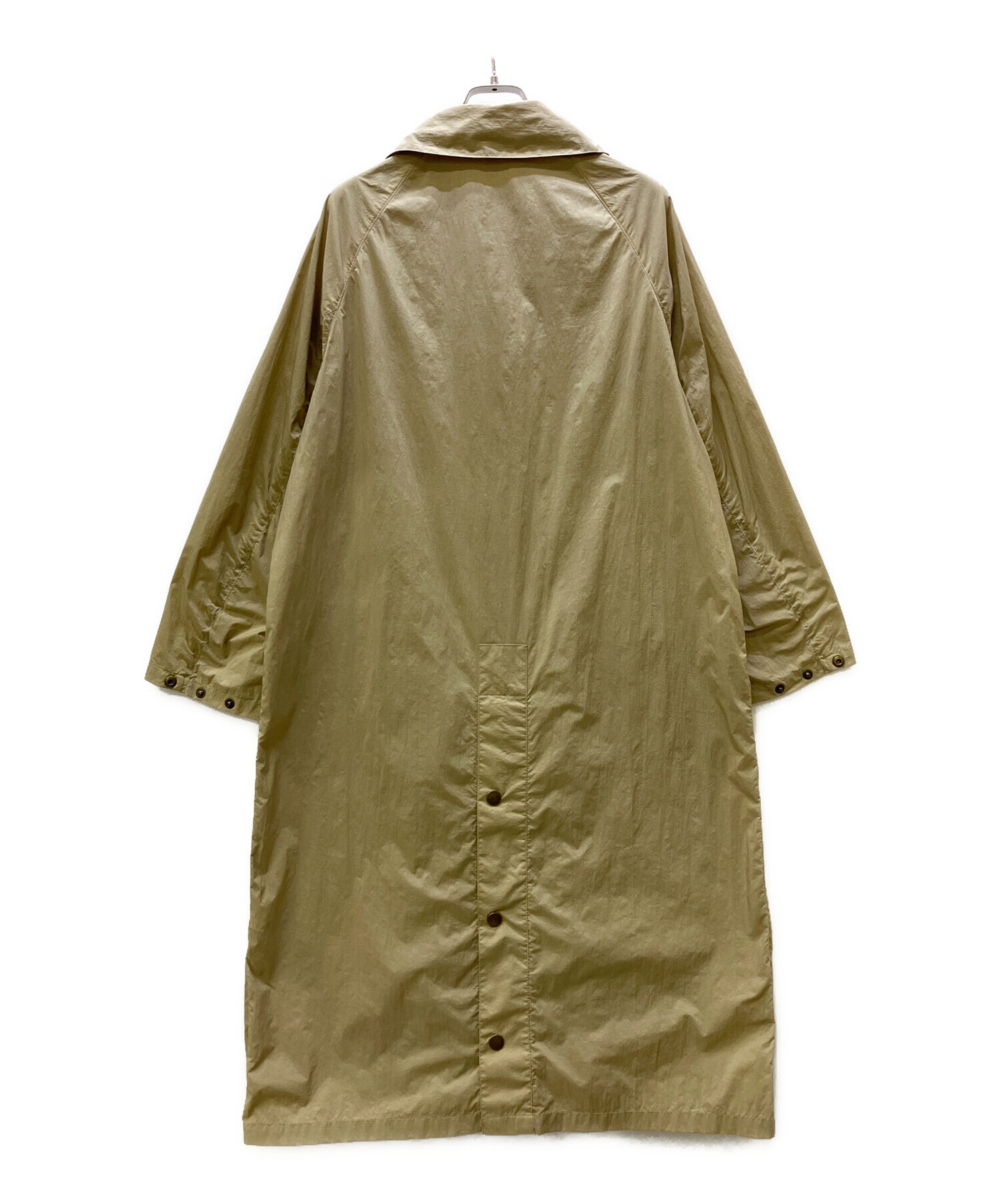 バブアー Barbour ドアーズ DOORS ロングコート ベージュ 中古・古着通販】Barbour (バブアー) コート ベージュ サイズ:10