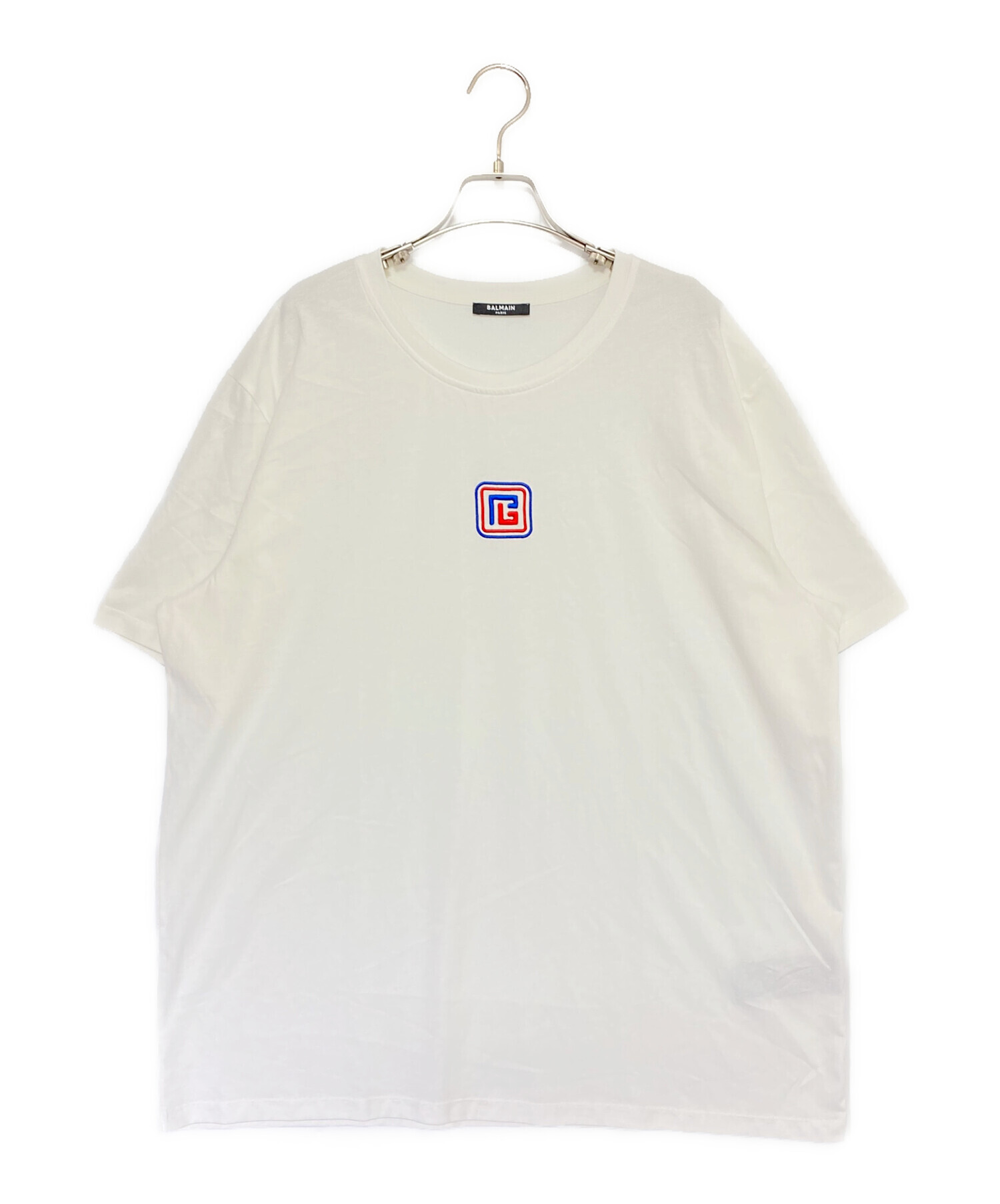 中古・古着通販】BALMAIN (バルマン) PB Tシャツ ホワイト サイズ:L 