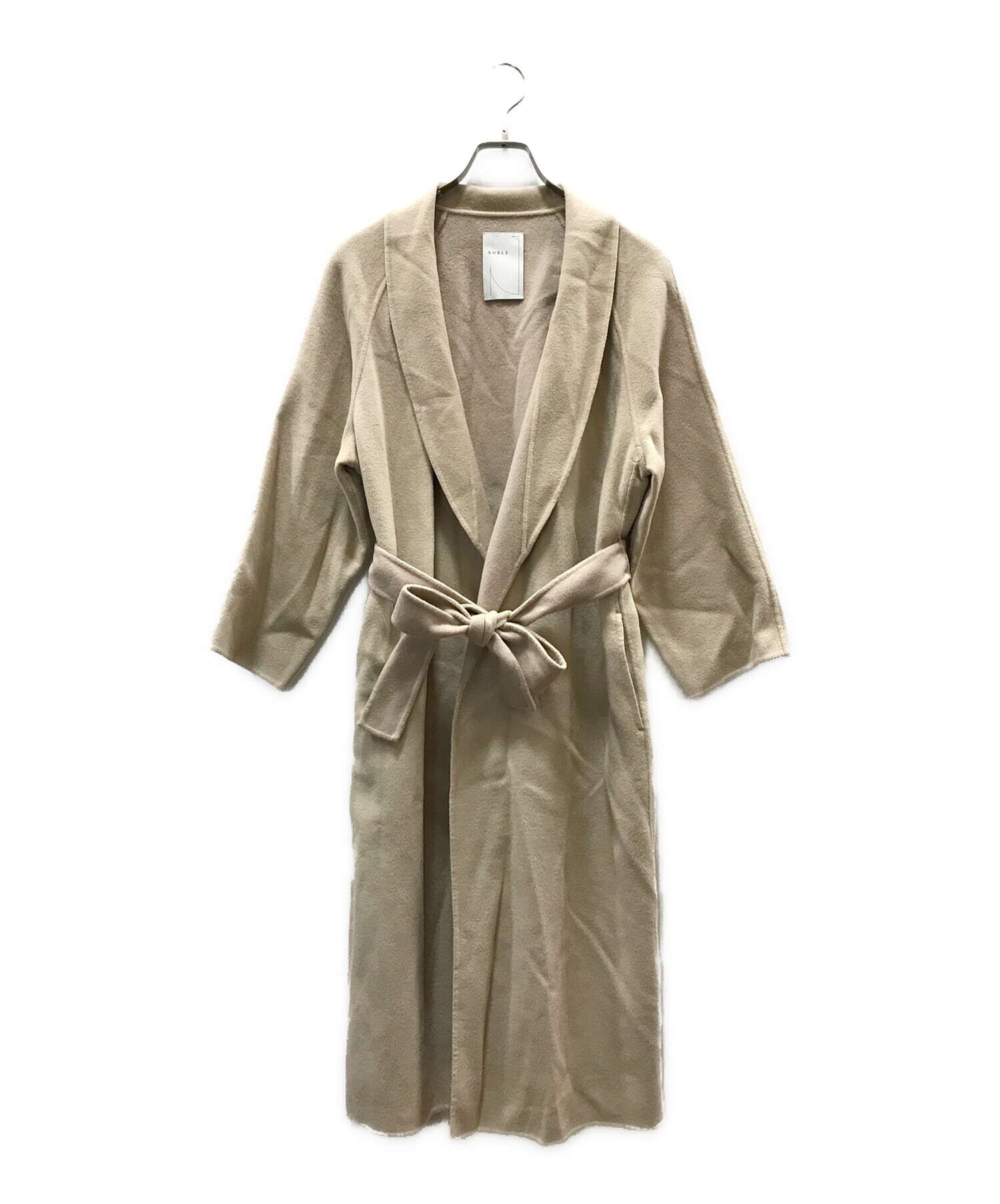 中古・古着通販】Noble (ノーブル) W/NYショールカラーリバーコート