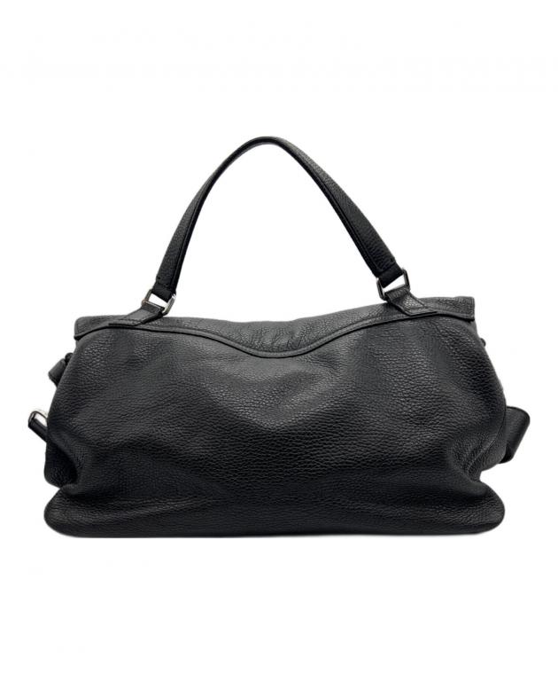 ZANELLATO【ザネラート】ブラックショルダーバッグ 中古・古着通販】zanellato (ザネラート) ショルダーバッグ ブラック