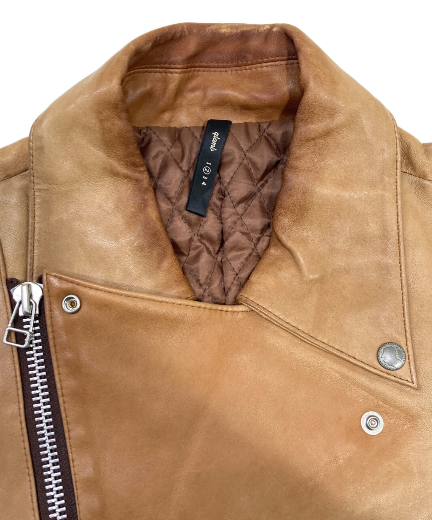 中古・古着通販】glamb (グラム) ラムレザーライダースジャケット