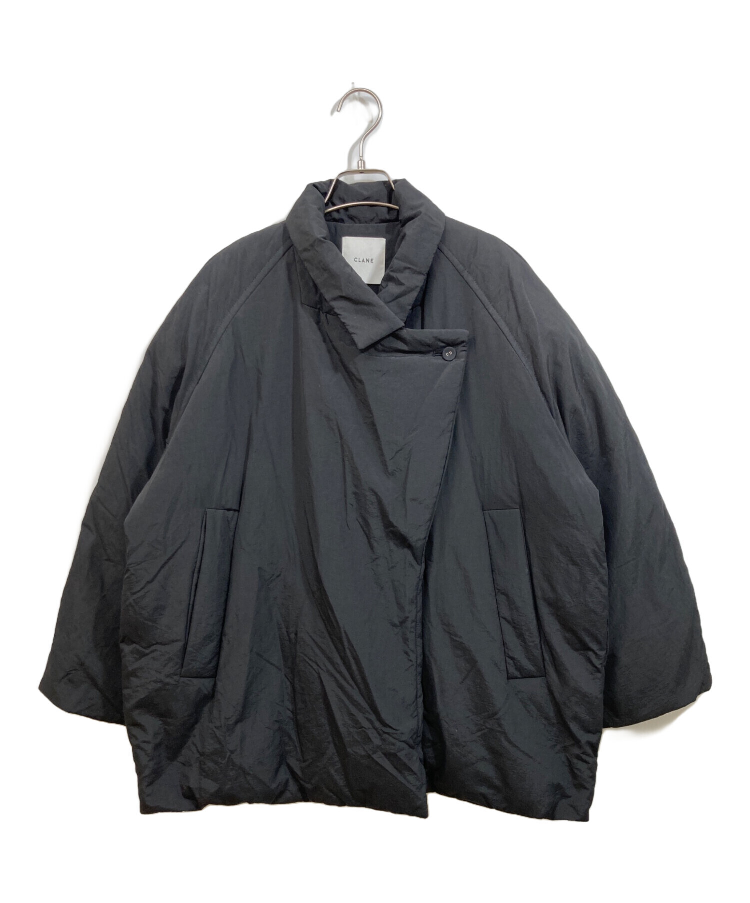 CLANE クラネ コクーンショートダウンコート ブラック サイズ2 CLANE クラネ コクーンショートダウンコート ブラック サイズ2 クラネ