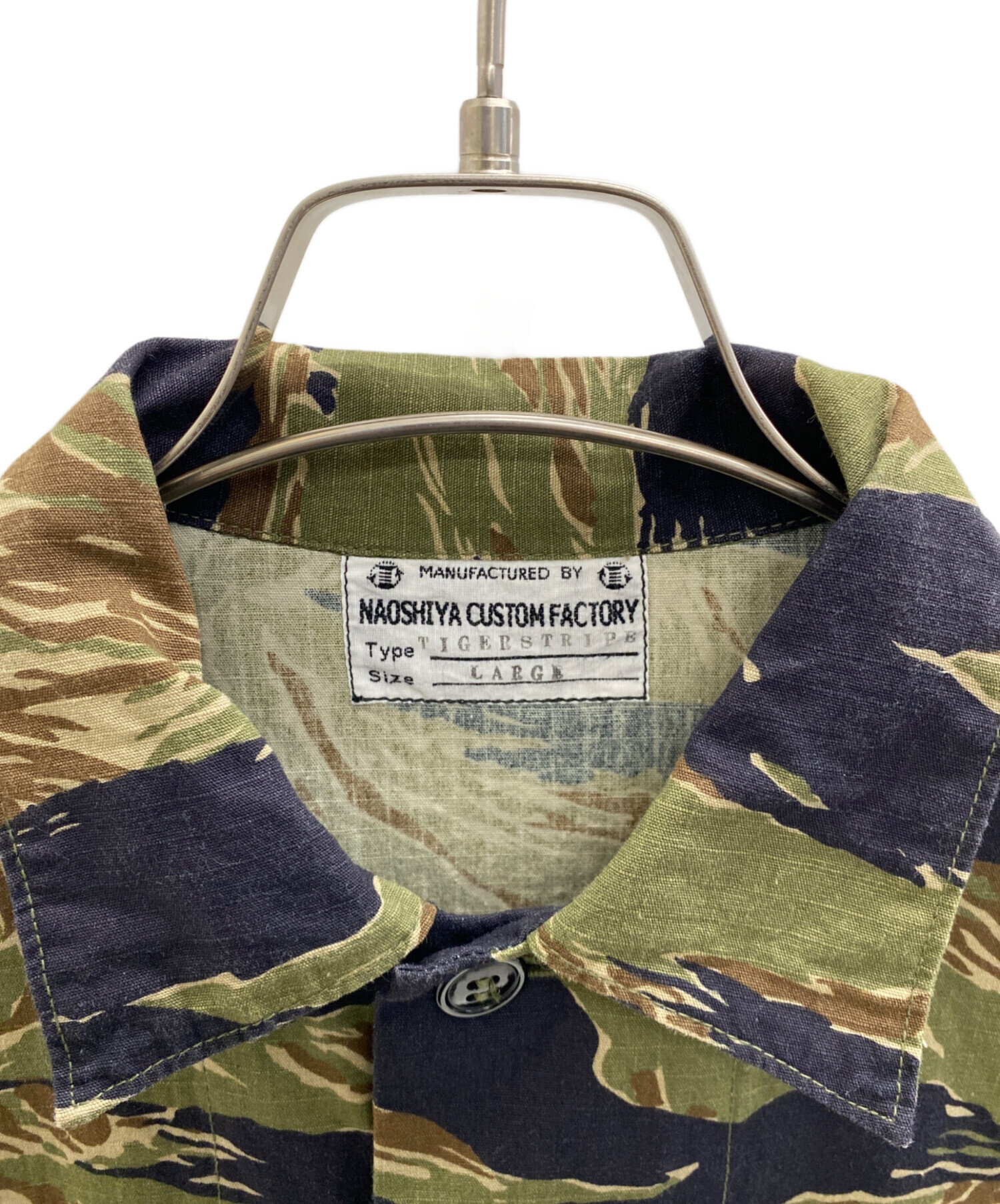 NAOSHIYA CUSTOM FACTORY TIGER STRIPE シャツ 中古・古着通販】NAOSHIYA CUSTOM FACTORY (直シ屋 カスタム