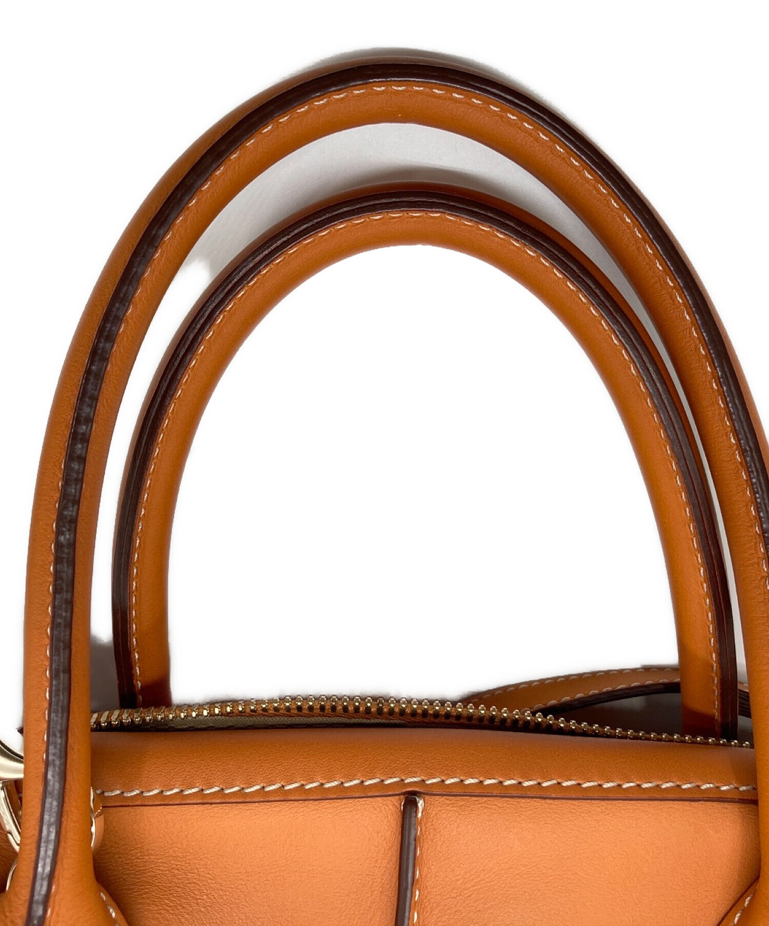 【未使用品】TOD'S オレンジ ファー レザー ショルダーバッグ 3WAY 未使用品】TOD'S オレンジ ファー レザー ショルダーバッグ 3WAY