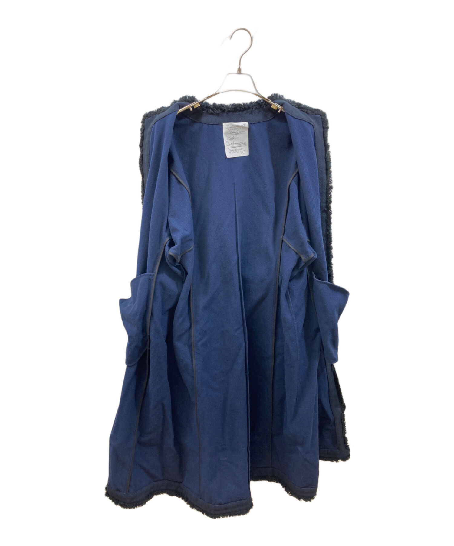 中古・古着通販】CHAOS (カオス) ガウンコート ネイビー サイズ:F  