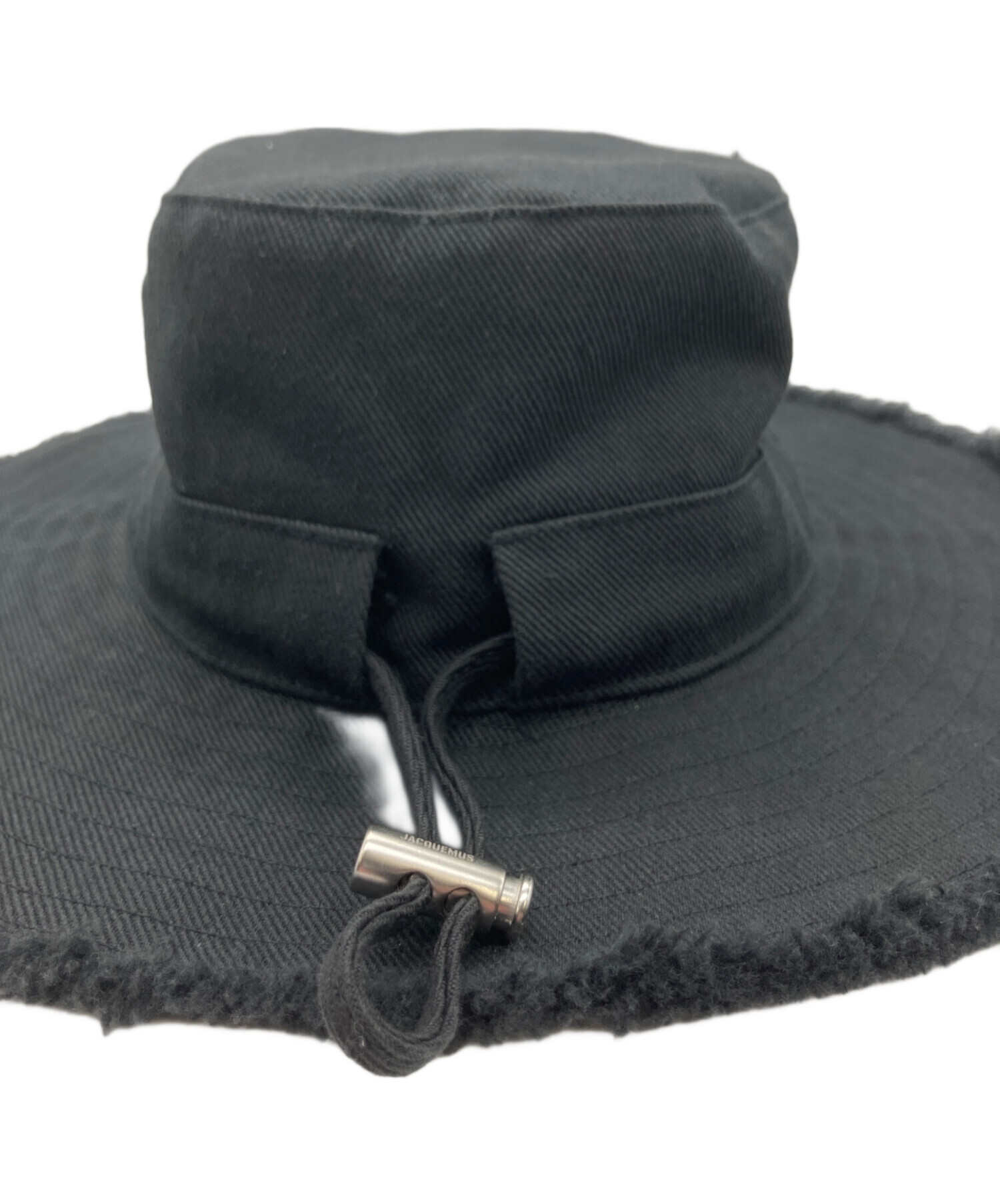 JACQUEMUS ブラック バケットハット　（ジャックムス) 58 中古・古着通販】JACQUEMUS (ジャックムス) バケットハット ブラック