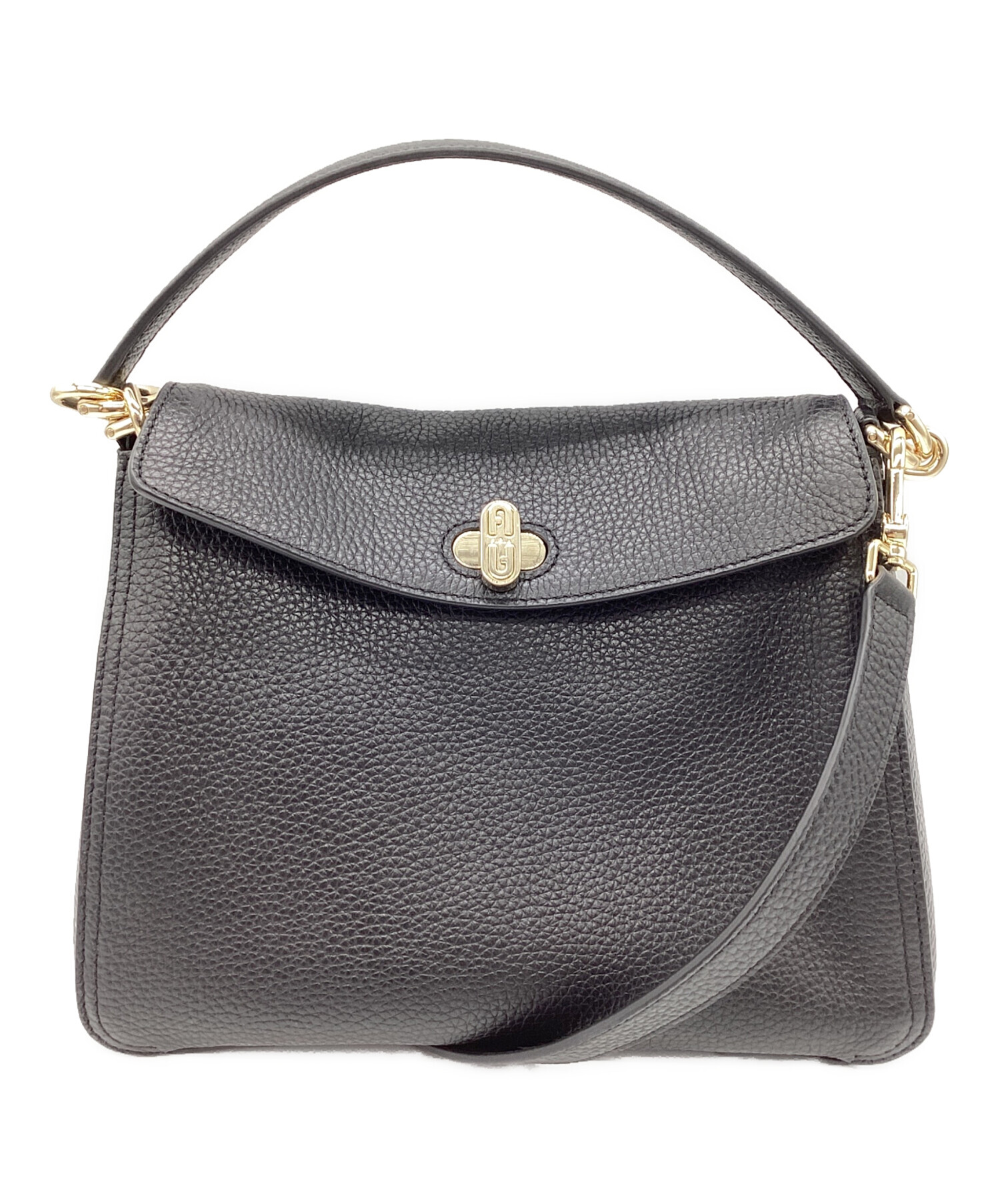中古・古着通販】FURLA (フルラ) ショルダーバッグ ブラック｜ブランド