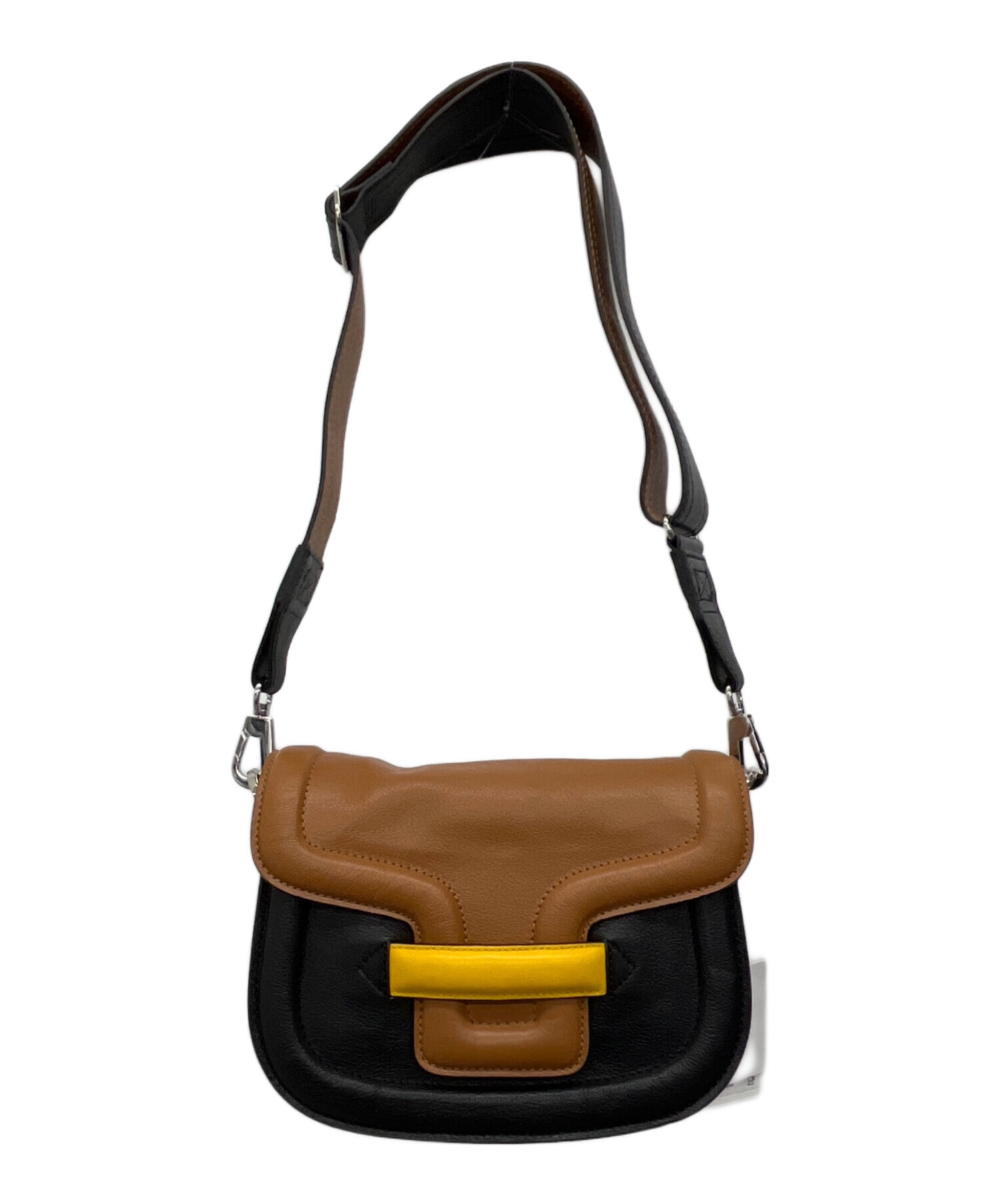 PIERRE HARDY マイクロアルファヴィル ブラウン ショルダーバッグ