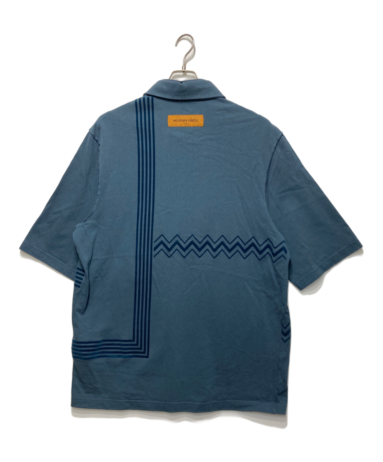 ルイヴィトンカラコラム半袖シャツ　サイズXL 中古・古着通販】LOUIS VUITTON (ルイ ヴィトン) カラコラム フロック