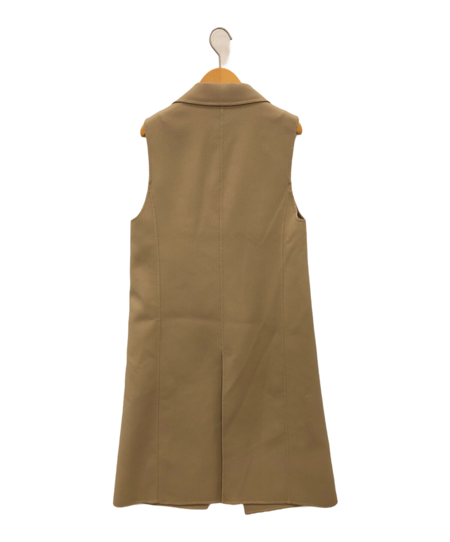 ANAYI カルゼリバーボタンレスジレ 34