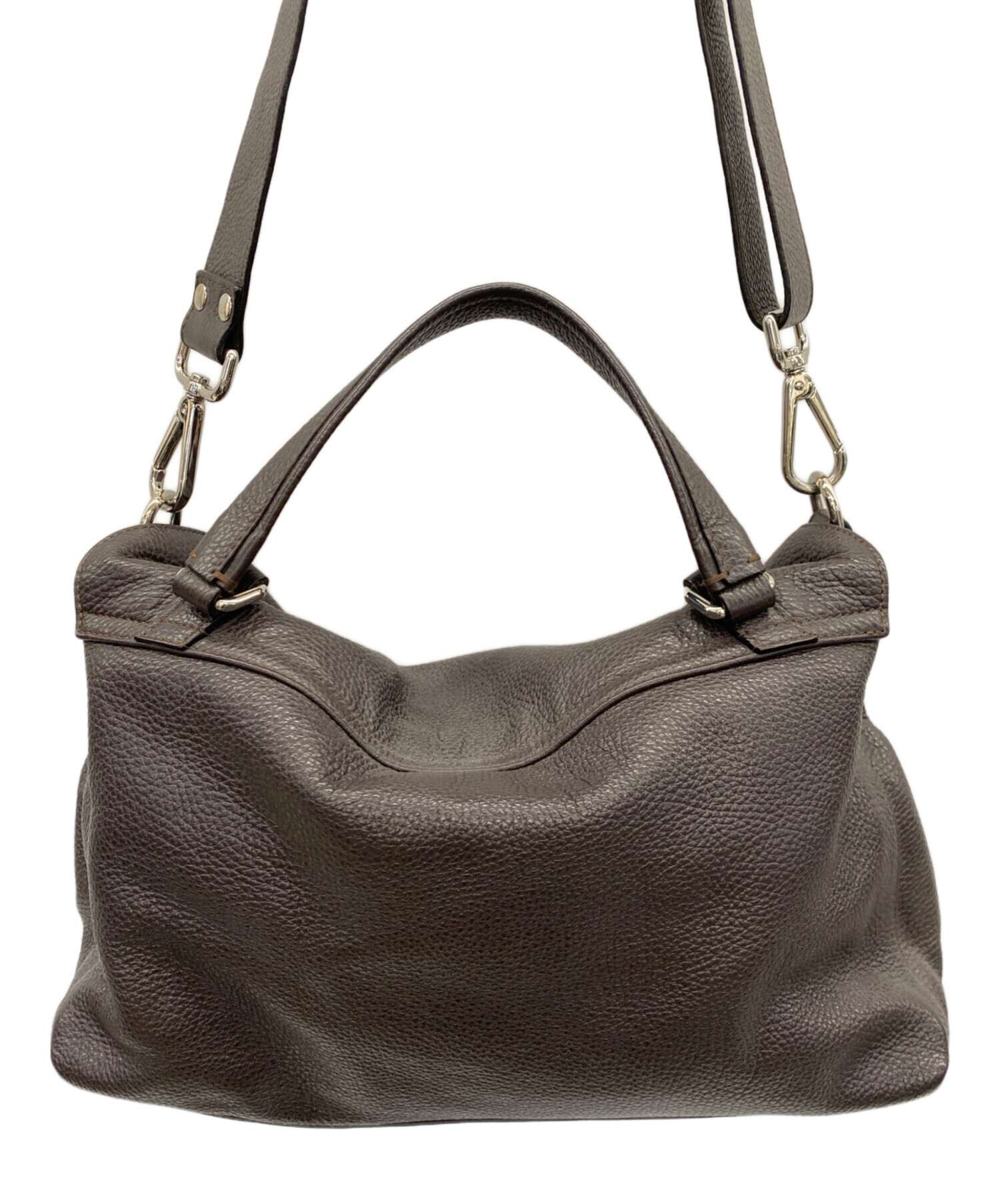 中古・古着通販】ZANELLATO (ザネラート) ショルダーバッグ ブラウン