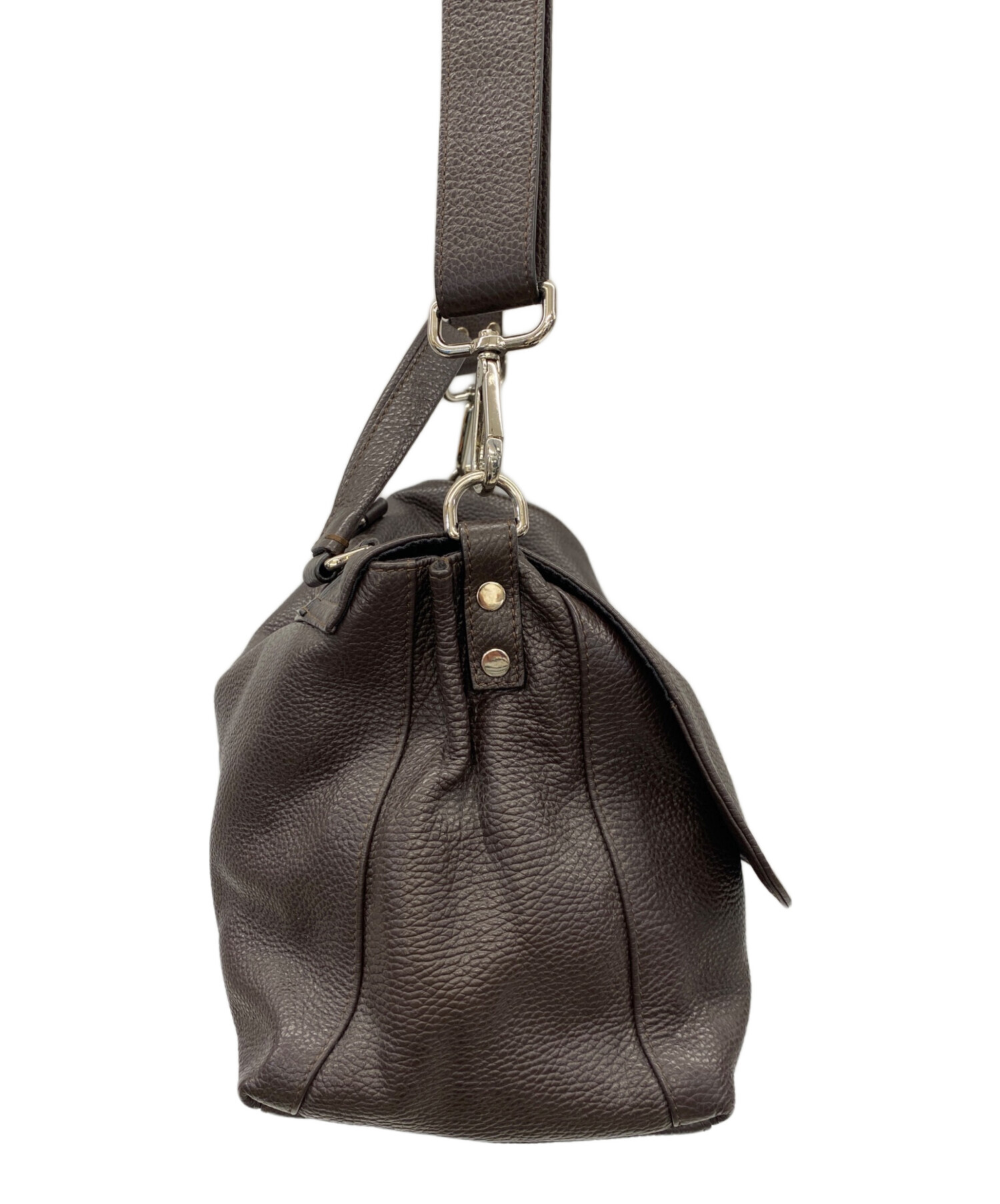 中古・古着通販】ZANELLATO (ザネラート) ショルダーバッグ ブラウン