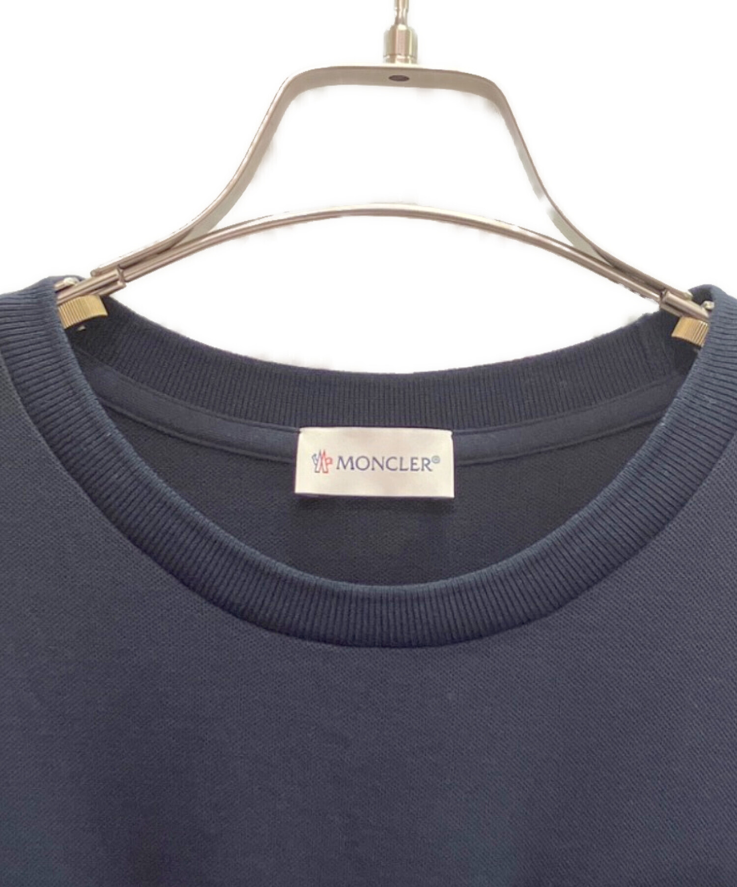 新品タグ付きMONCLER ABITO TG 12A ネイビー半袖ワンピース 新品タグ