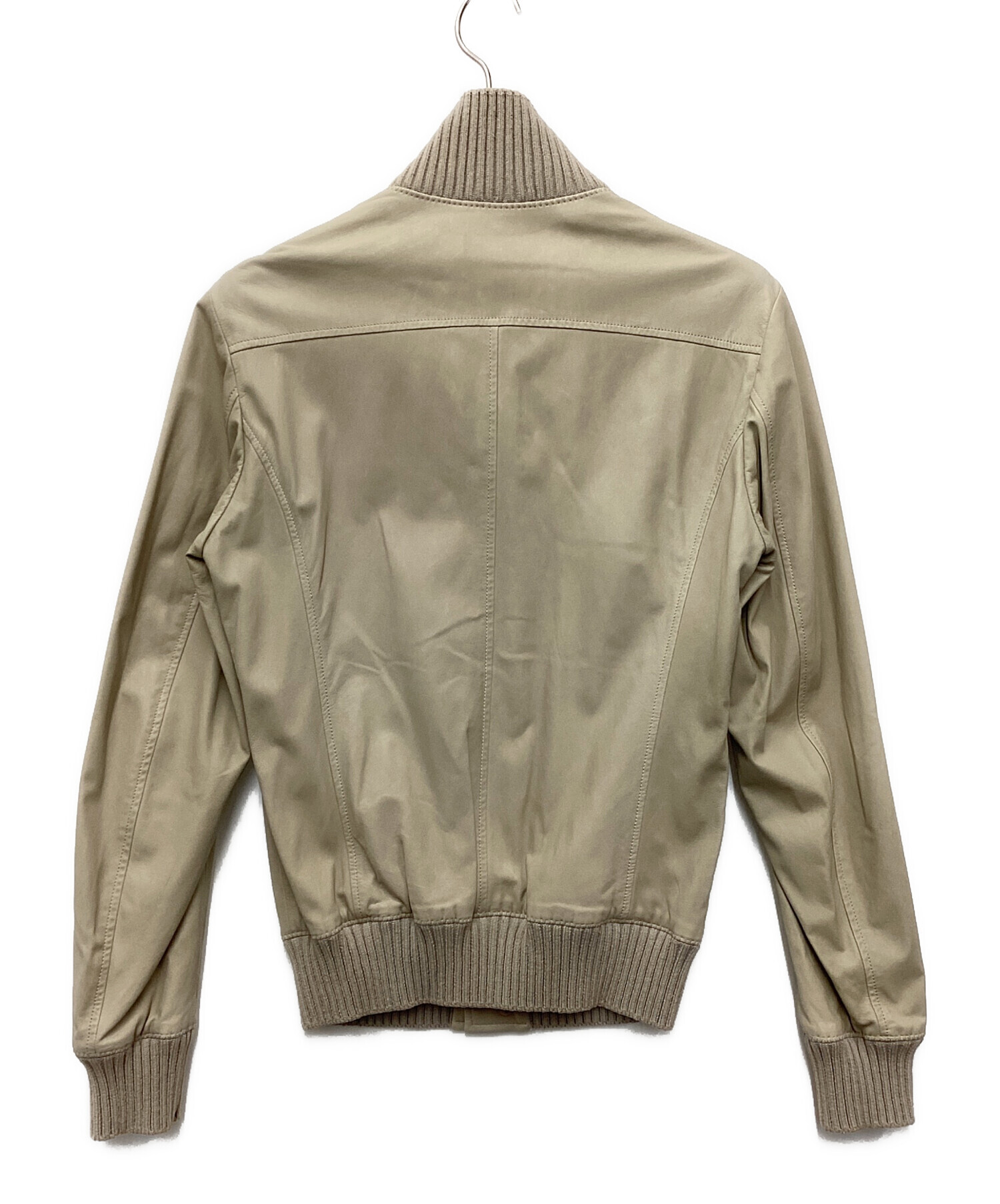 中古・古着通販】BOTTEGA VENETA (ボッテガベネタ) レザーブルゾン 
