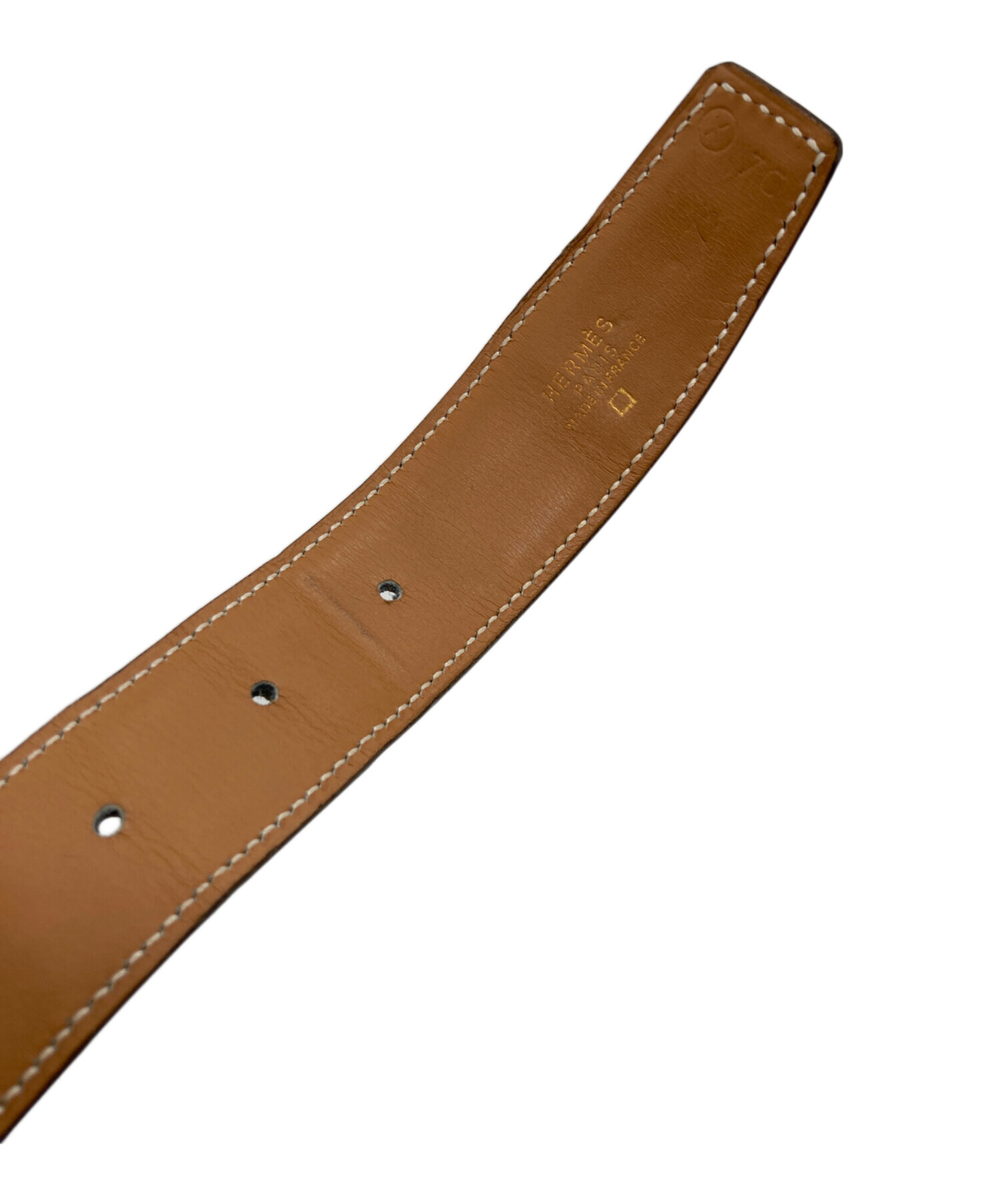 エルメス ベルト ヴィブラート レザー オレンジ ブラウン ベルト 0182 【中古】 HERMES 楽天市場】エルメス ベルト ヴィブラート レザー オレンジ ブラウン