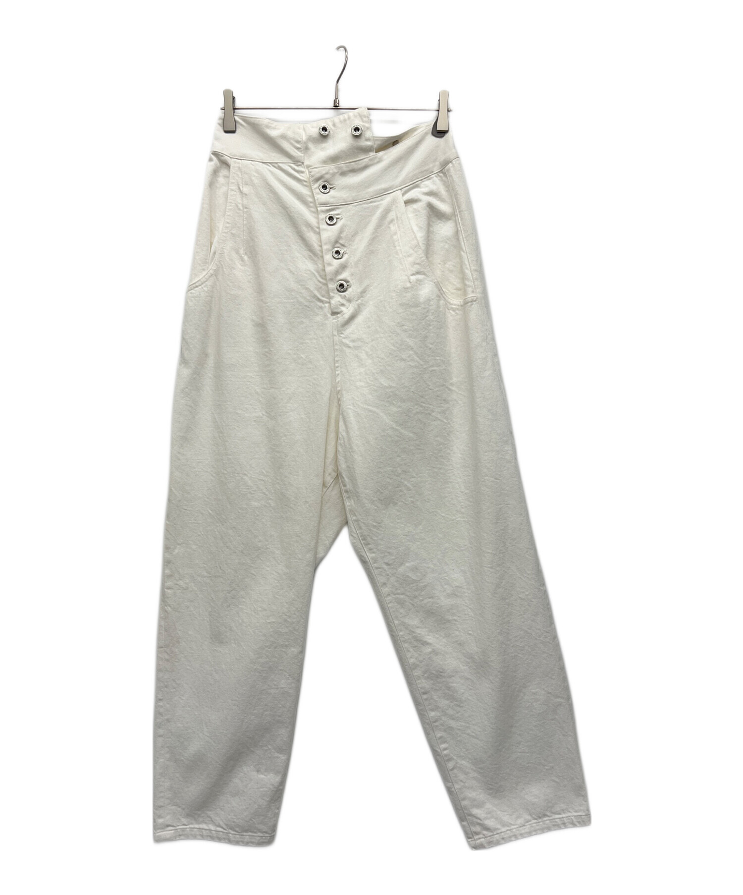 【美品】LIMI feu ワンサスペンダー ハイウエストパンツ アシンメトリー 中古・古着通販】LIMI feu (リミフゥ) ワンショルダーサスペンダー