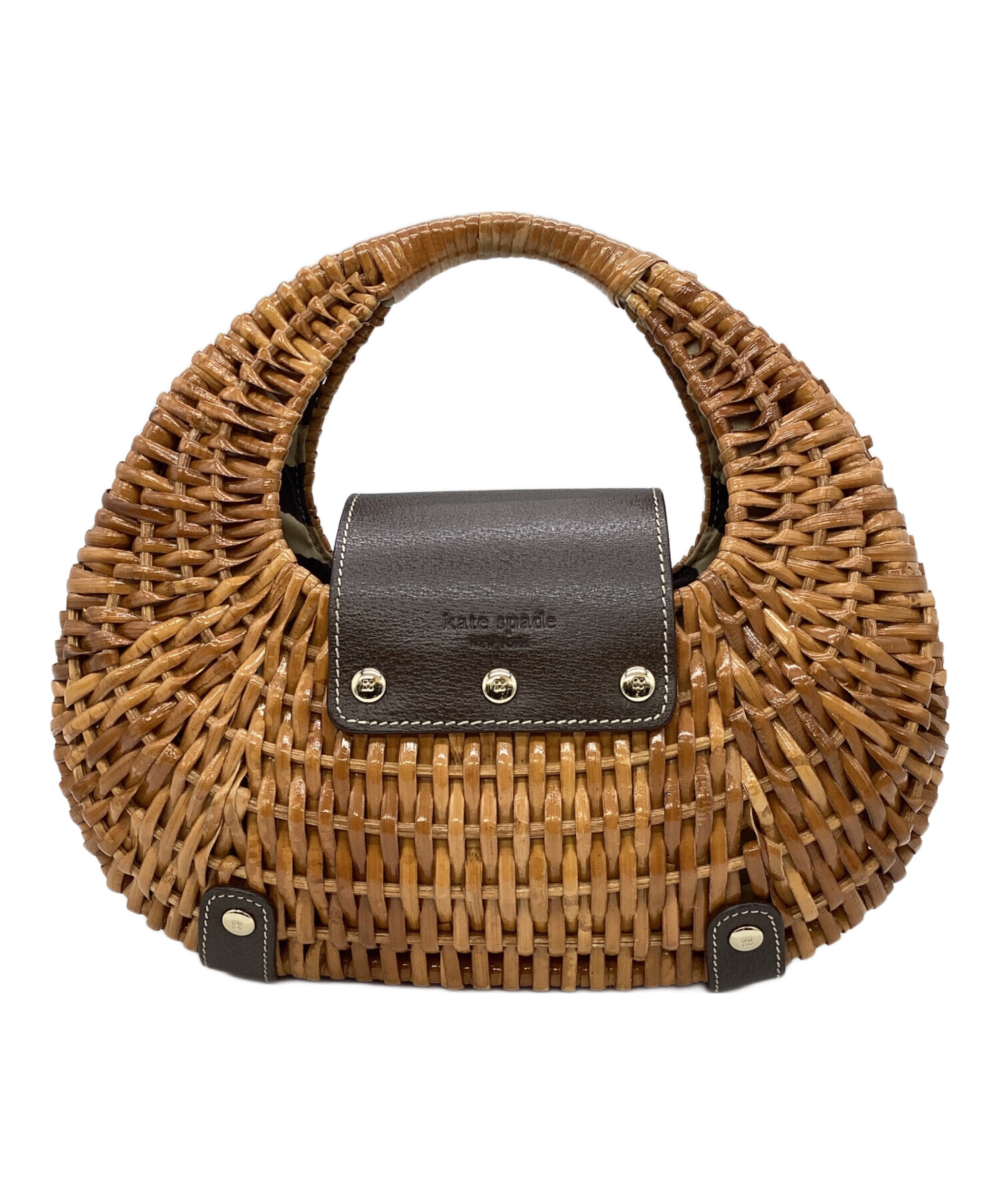 中古・古着通販】Kate Spade (ケイトスペード) バスケットストロー 