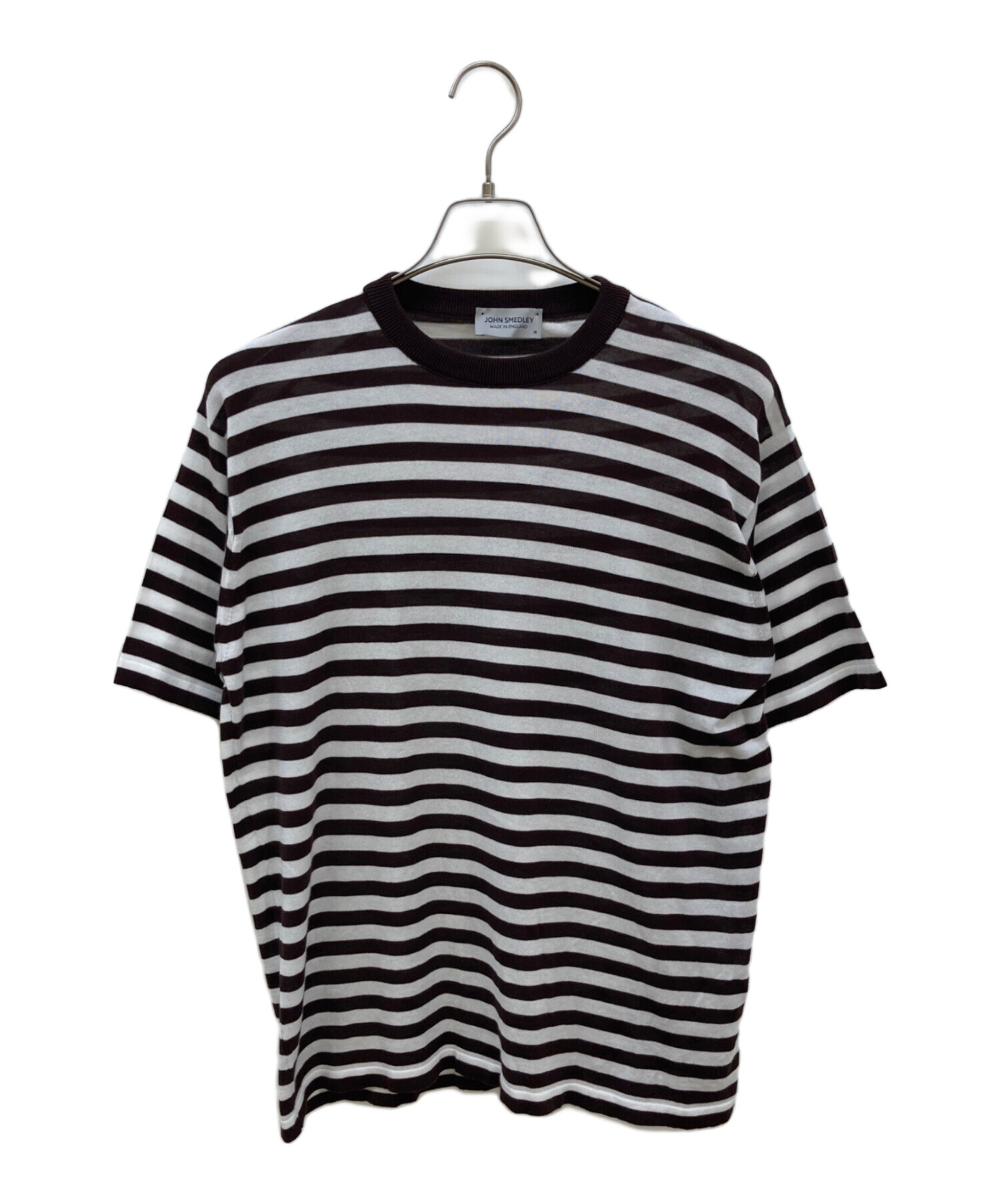 中古・古着通販】JOHN SMEDLEY (ジョンスメドレー) 半袖ボーダー 