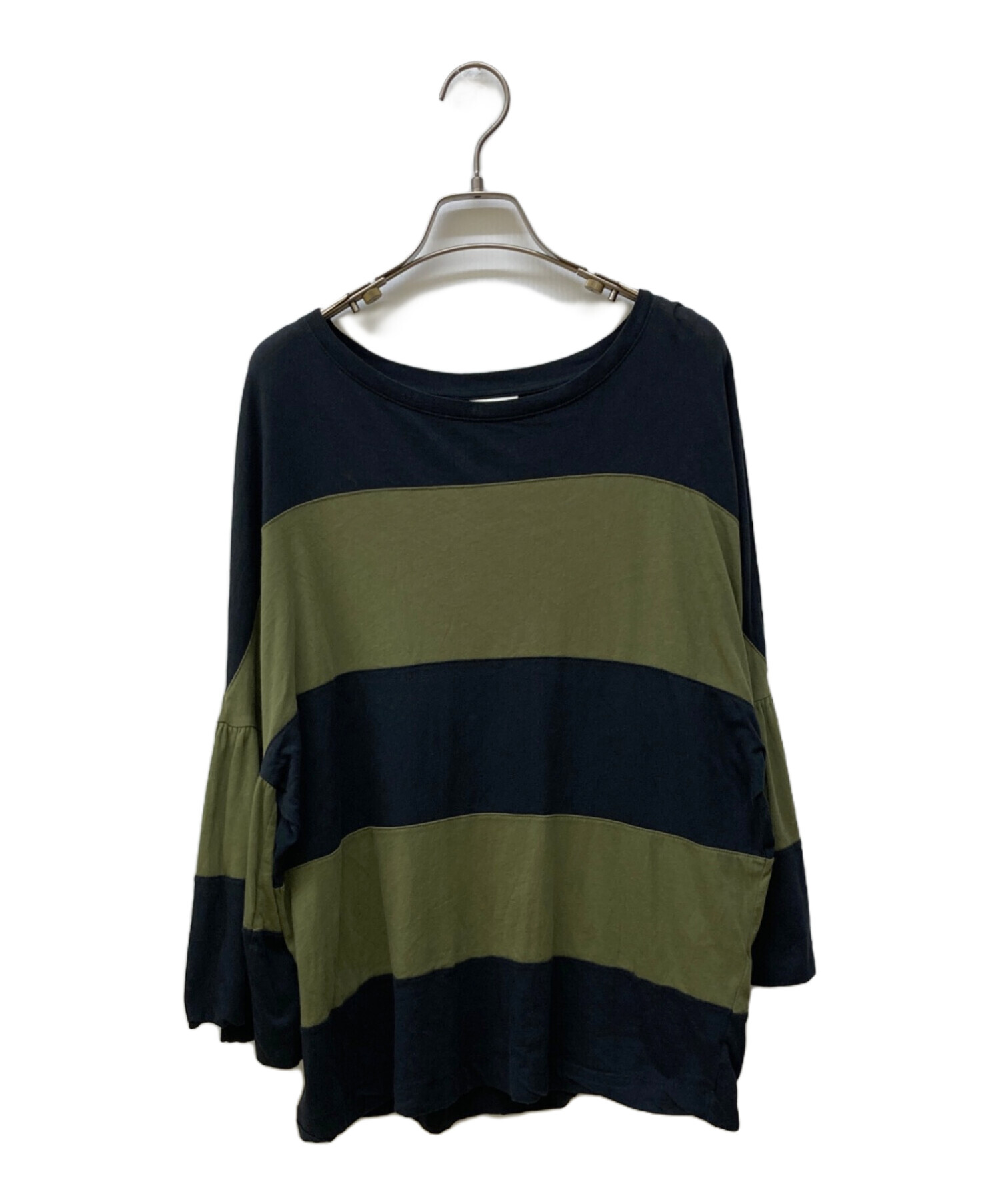 未使用 Sサイズ DRIES VAN NOTEN ボーダーカットソー 中古・古着通販】DRIES VAN NOTEN (ドリスヴァンノッテン) フレア