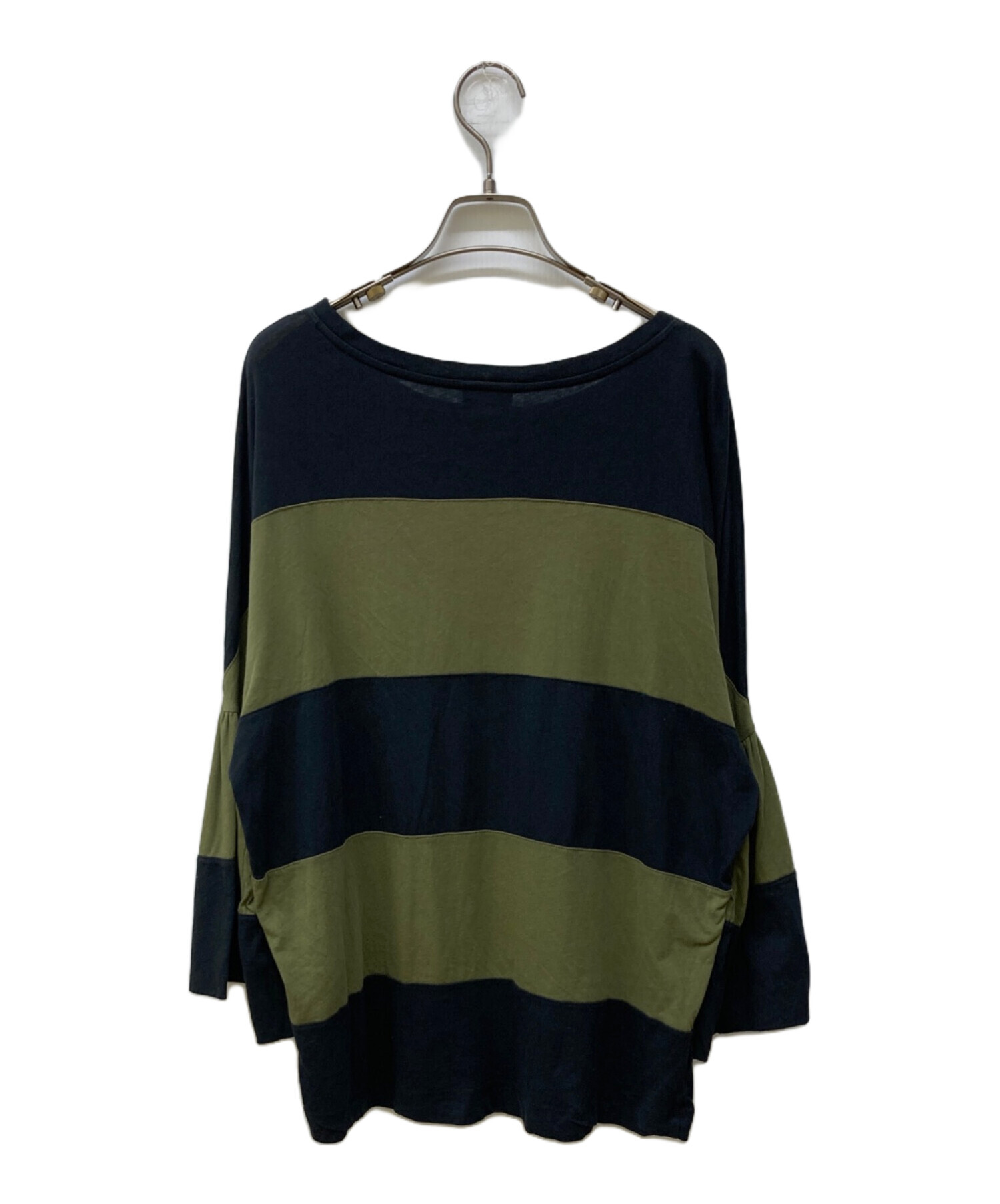 未使用 Sサイズ DRIES VAN NOTEN ボーダーカットソー 中古・古着通販】DRIES VAN NOTEN (ドリスヴァンノッテン) フレア