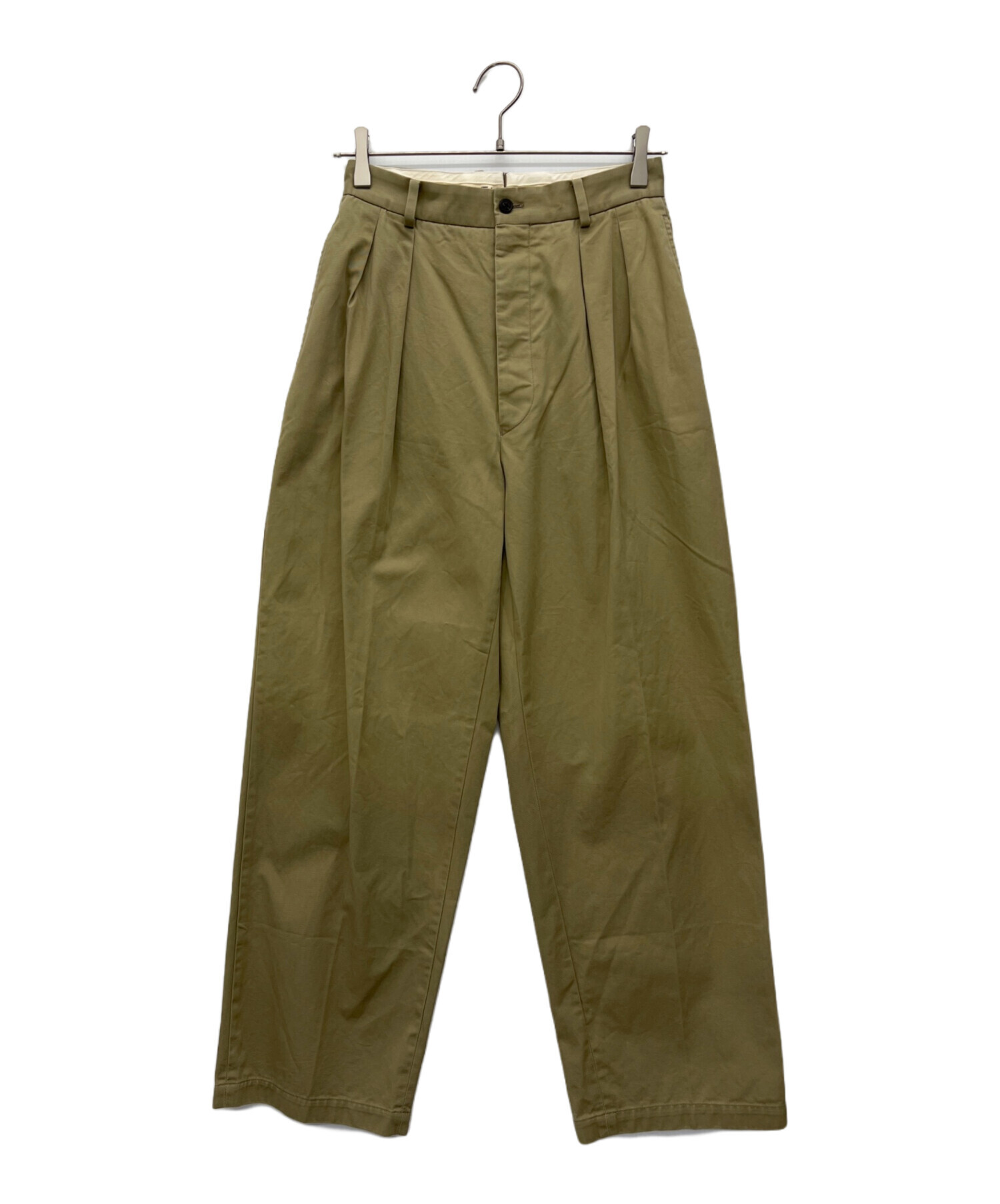 中古・古着通販】NEAT (ニート) 2タックパンツ ベージュ サイズ:40