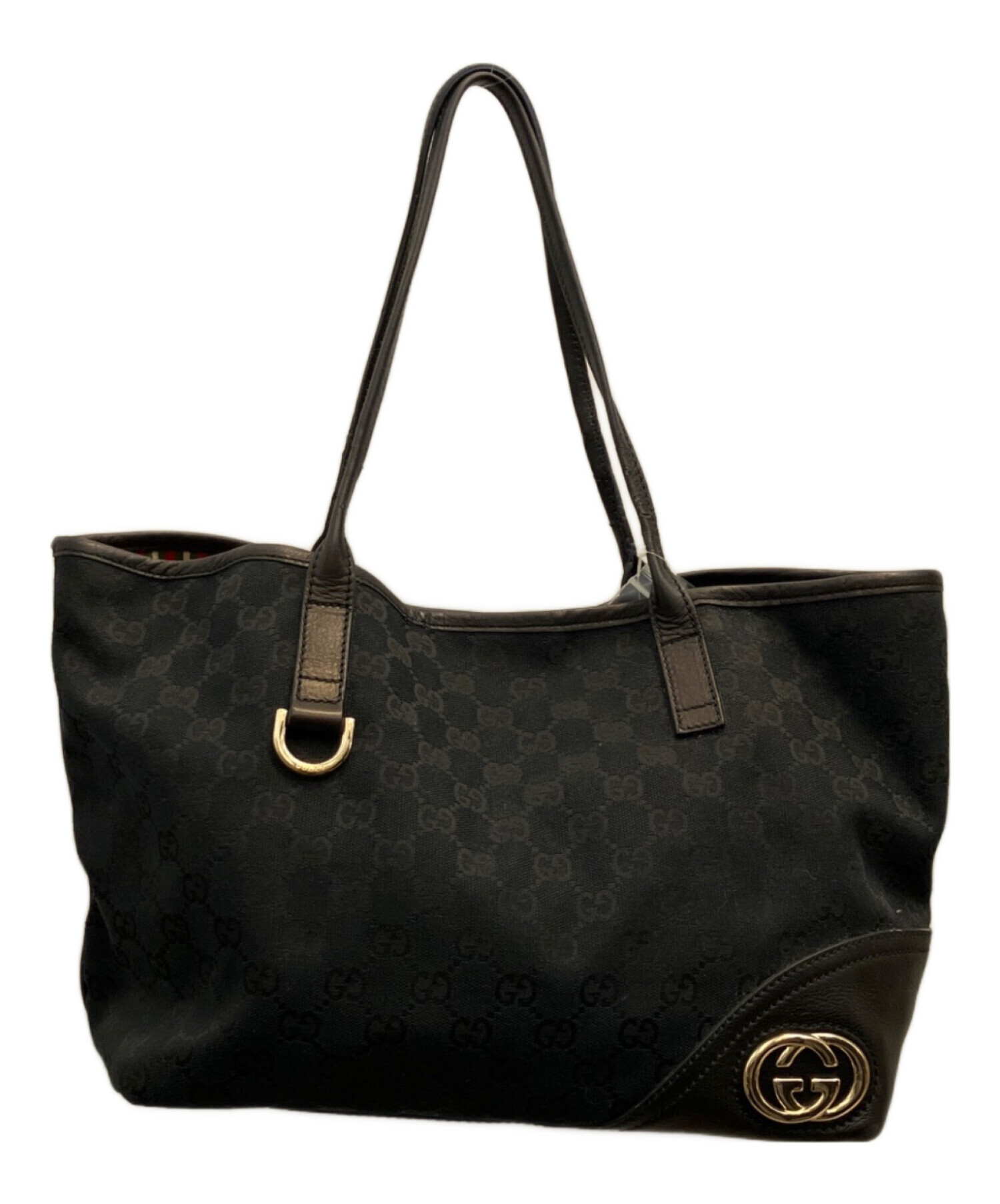 1円~GUCCI グッチ トートバッグ ニューブリット GGキャンバス 1 1円~GUCCI グッチ トートバッグ ニューブリット GGキャンバス 1