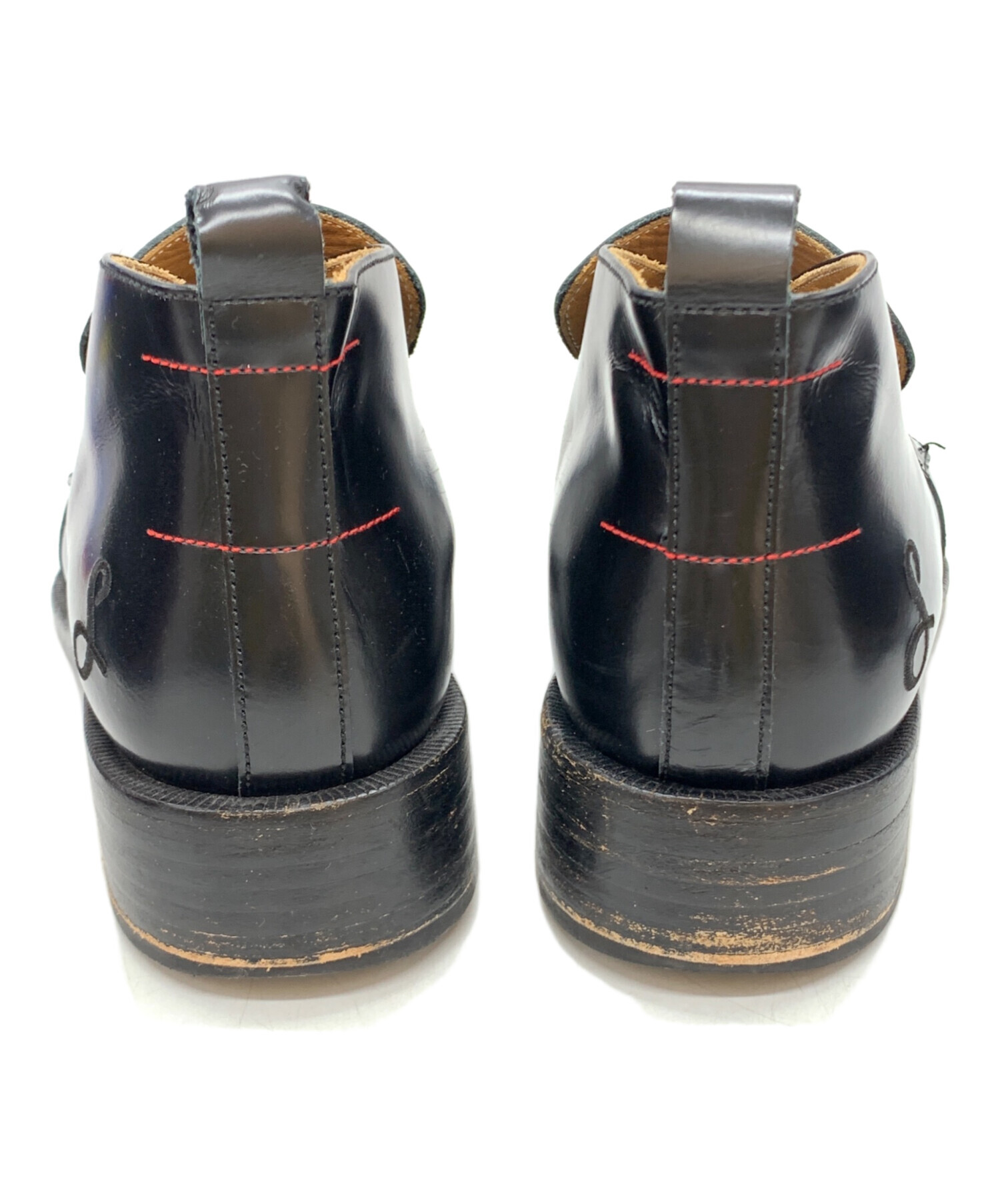 SYU.HOMME/FEMM◆アーモンドトゥローファー/2/BLK/スウェード 中古・古着通販⁄FEMM (シュウオムフェム) ミドルカット