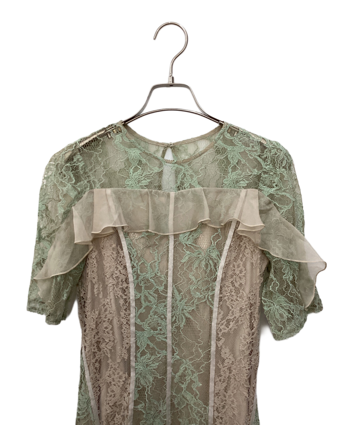 中古・古着通販】FRAY ID (フレイ アイディー) コンビネーションレース