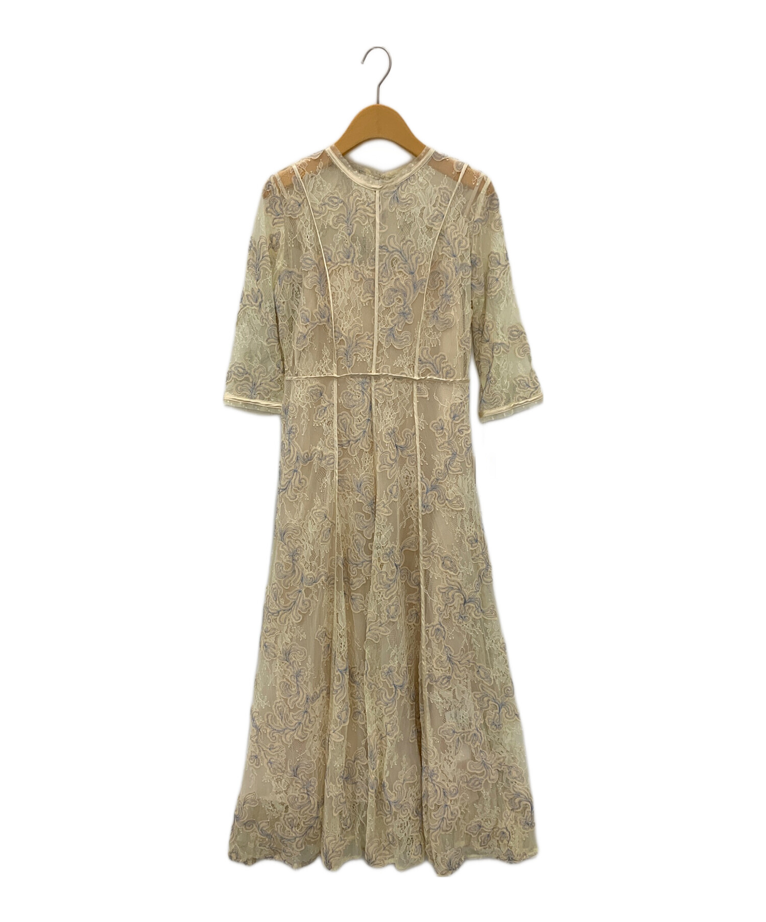 チュールレースラメ刺繍ドレス FRAY I.D フレイ アイディー ワンピース