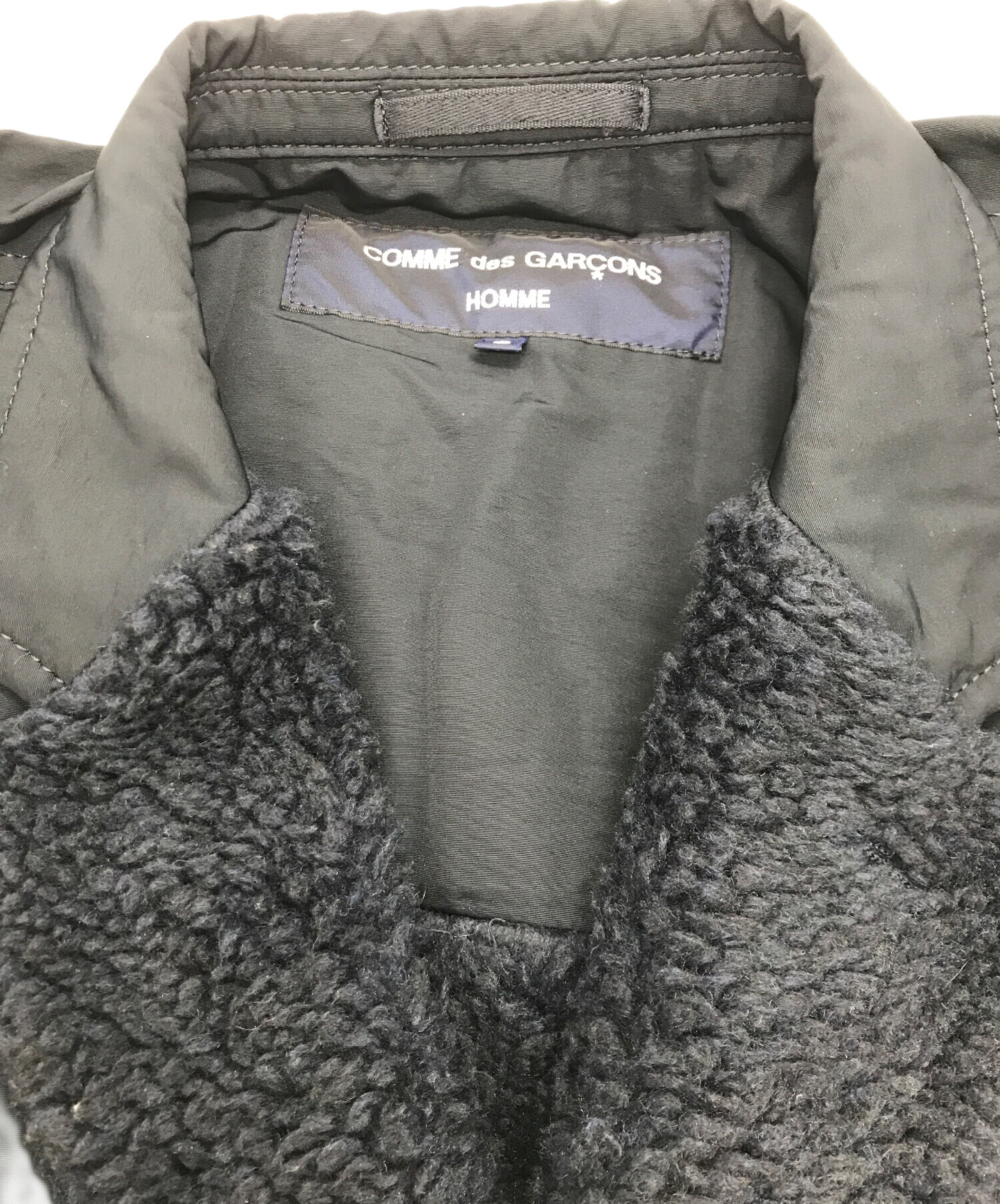 コムデギャンソンオム　エステルボアフリース　美品　HL-J013 M」COMME des GARCONS Homme エステルボアフリース - メルカリ