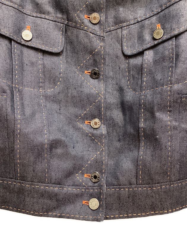 中古・古着通販】HERMES (エルメス) Linen denim jacket（リネンデニム