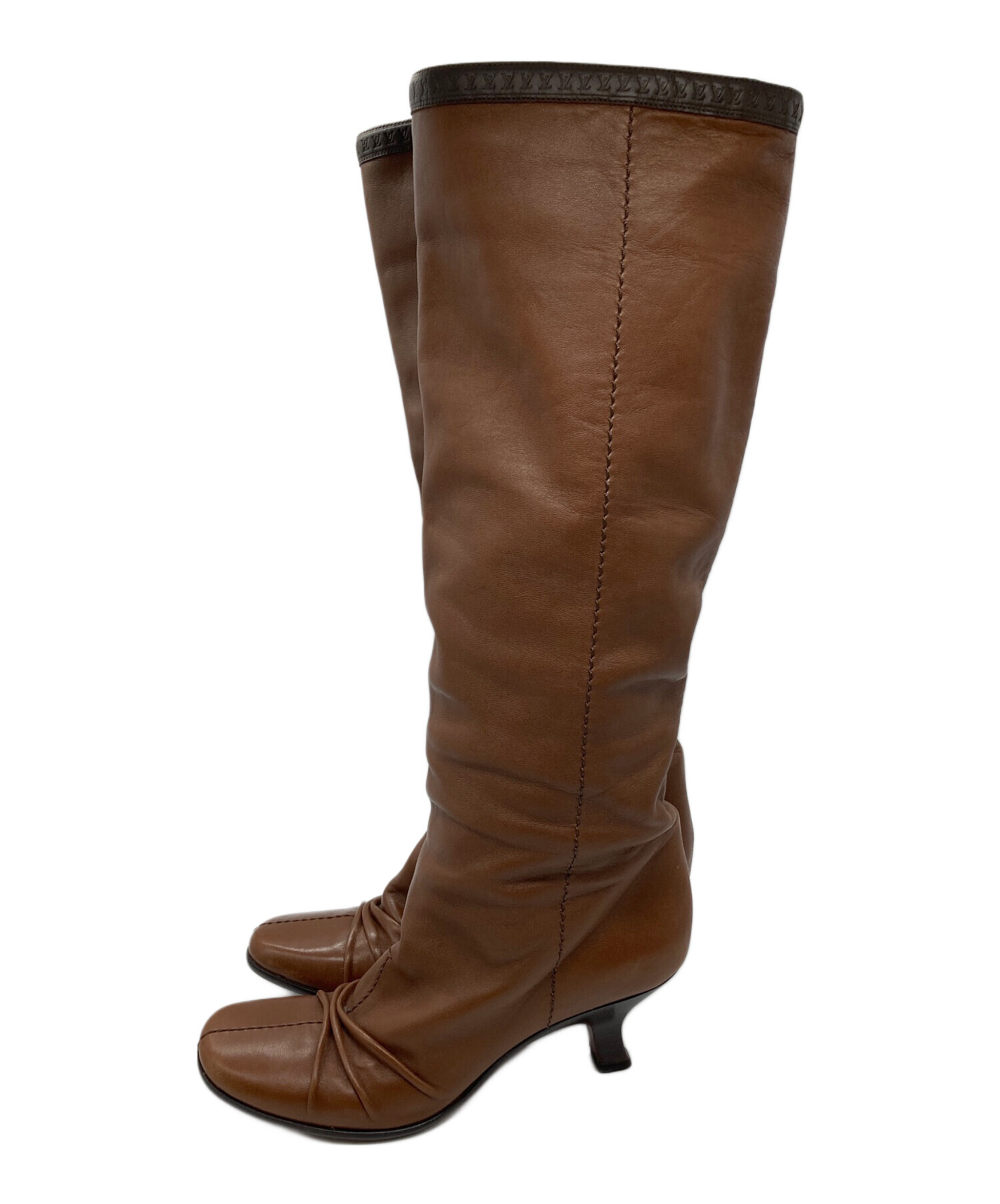 中古・古着通販】LOUIS VUITTON (ルイ ヴィトン) ブーツ ブラウン