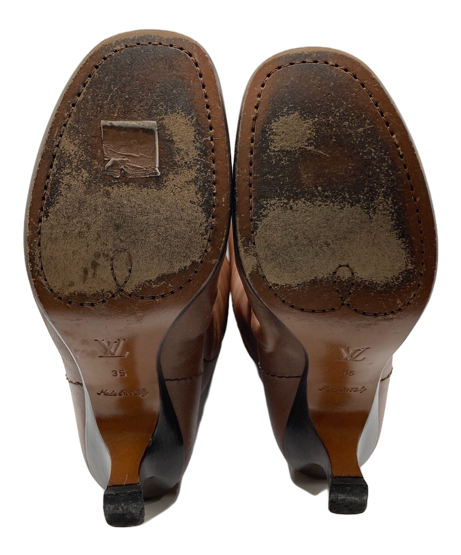 Louis Vuitton ブラウン ロングブーツ 中古・古着通販】LOUIS VUITTON (ルイ ヴィトン) ブーツ ブラウン