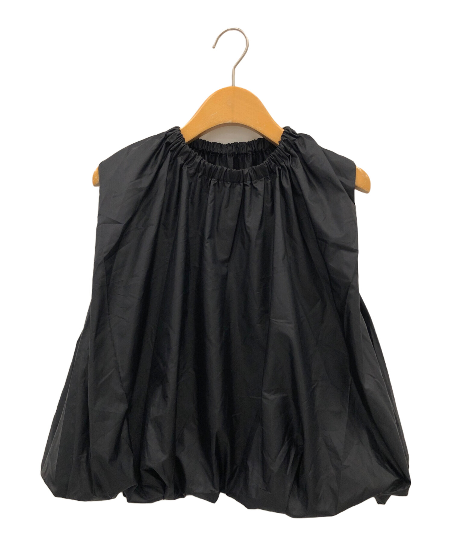 中古・古着通販】nagonstans (ナゴンスタンス) balloon tops ブラック 