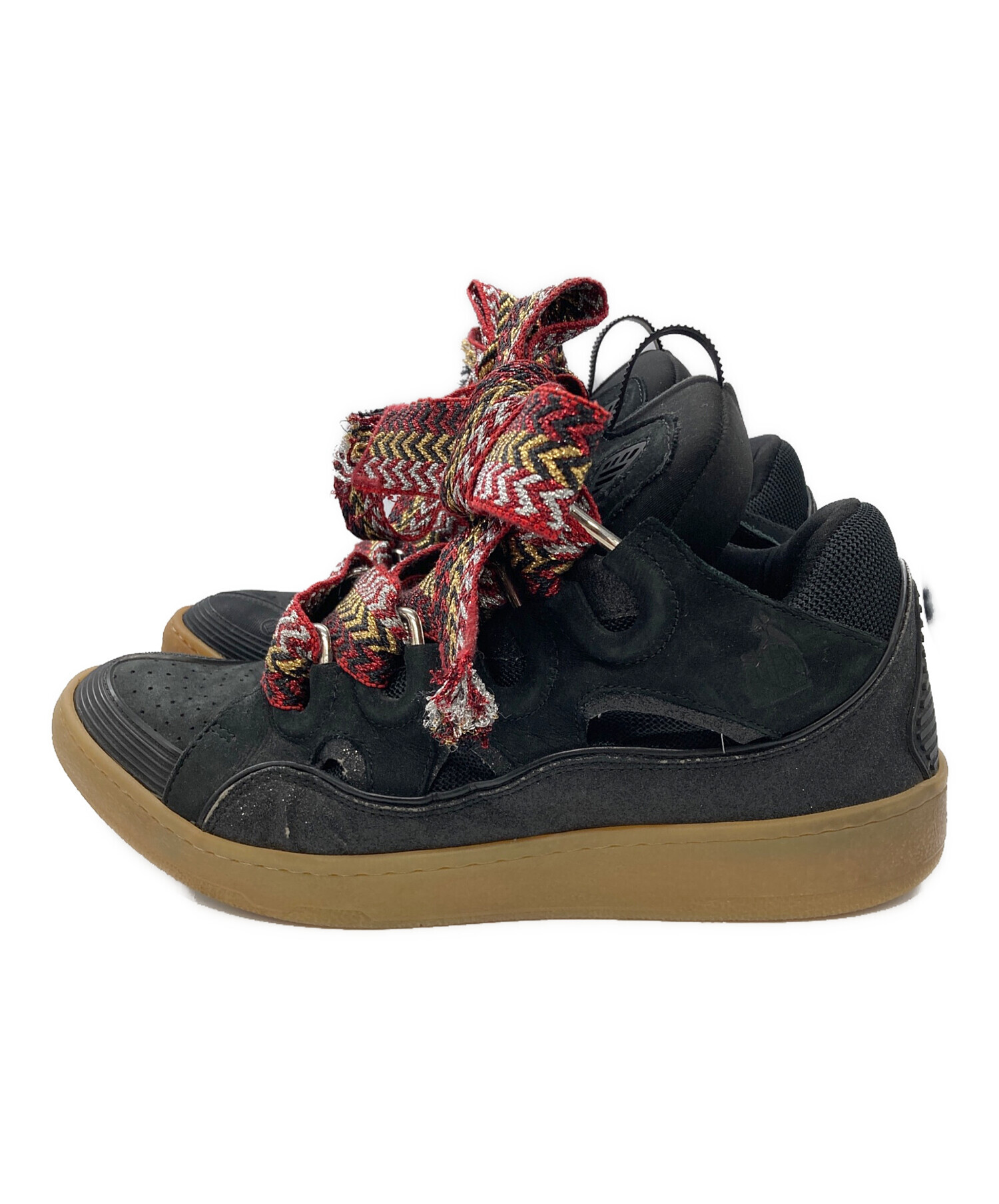 中古・古着通販】LANVIN (ライバン) CURB SNEAKERS ブラック サイズ:44